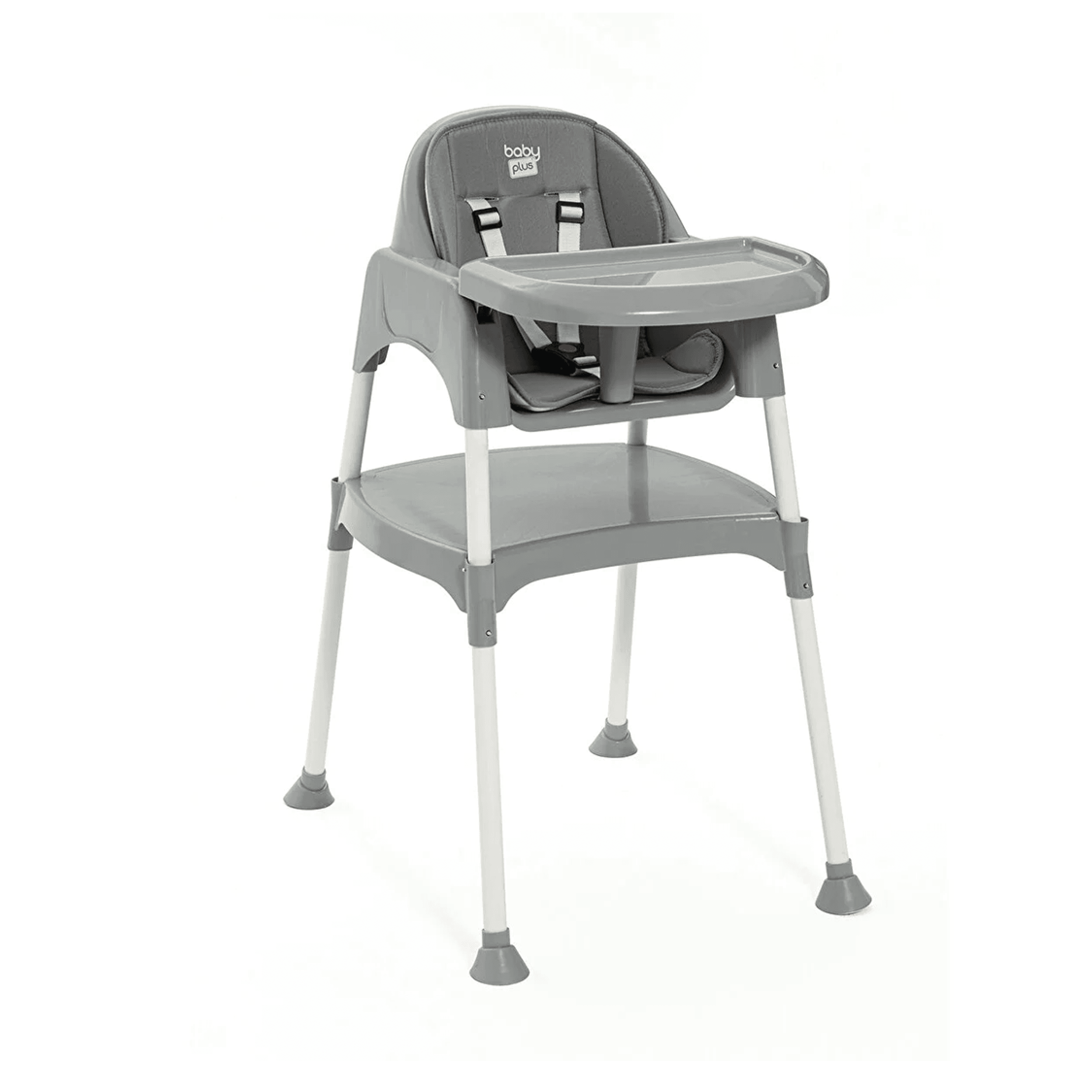 Baby Plus Baby Plus Multi Masalı Mama Sandalyesi Gri