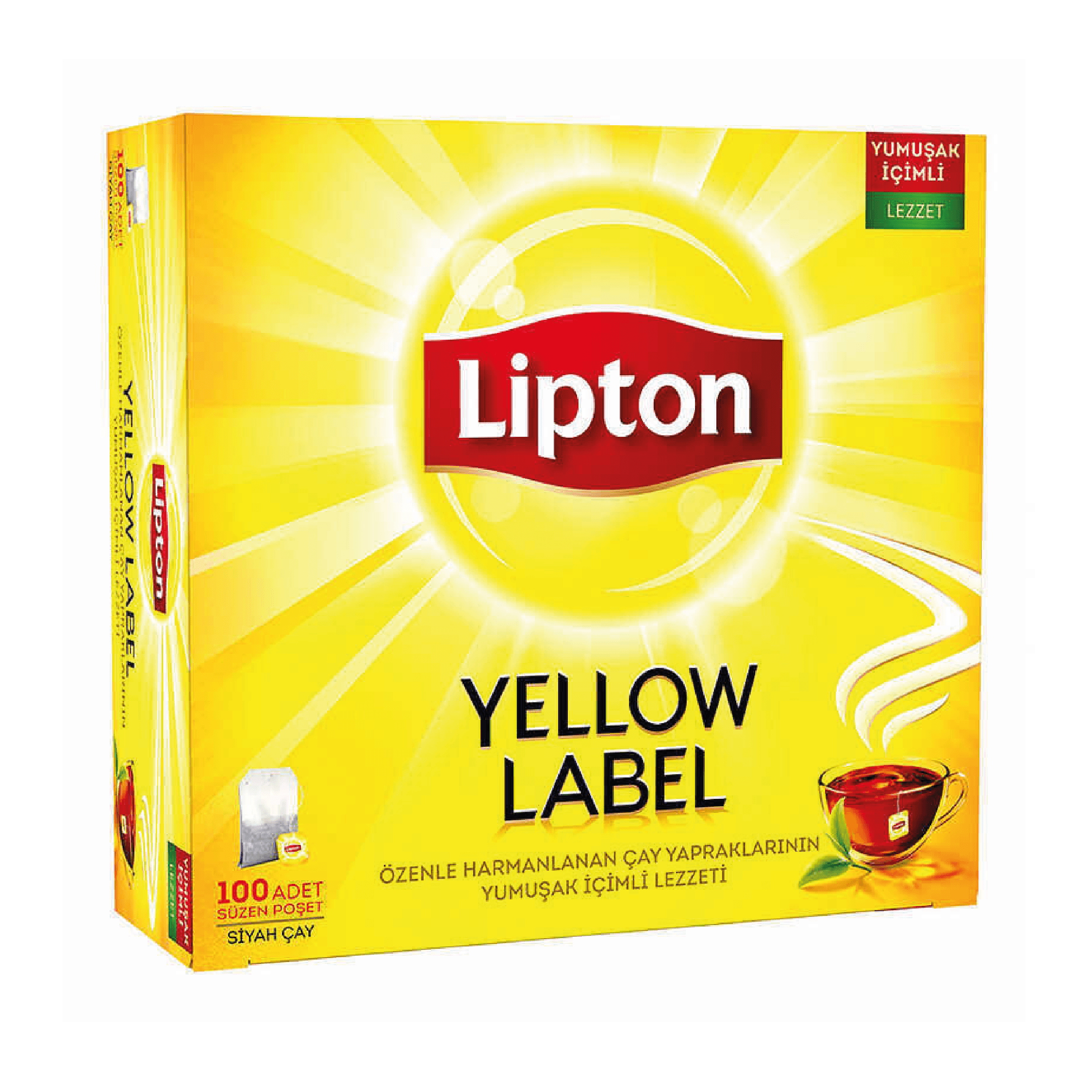 Lipton Yellow Label Bardak Çay 100'lü
