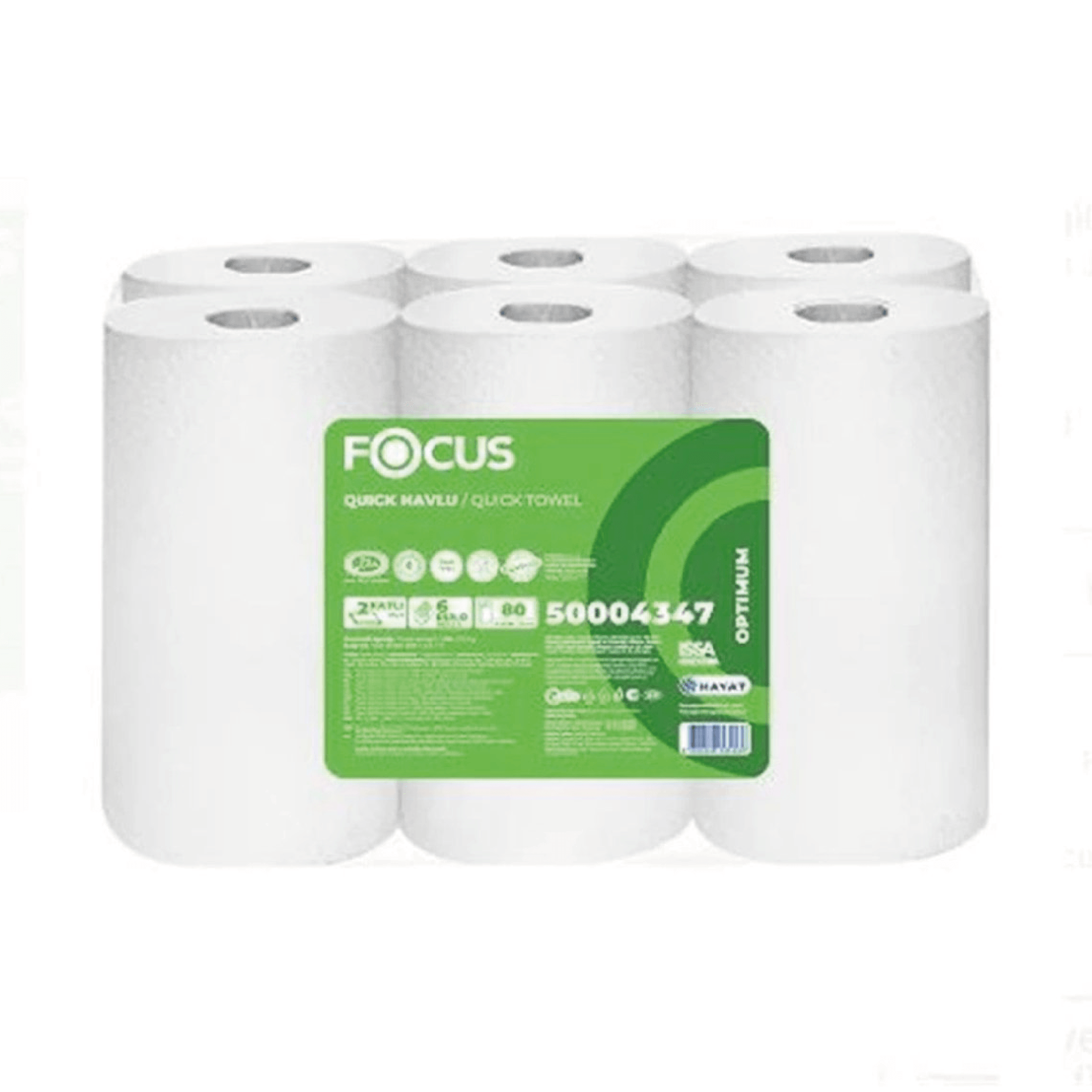 Focus Optimum Quick Kağıt Havlu 80 Metre 6'lı -50004347