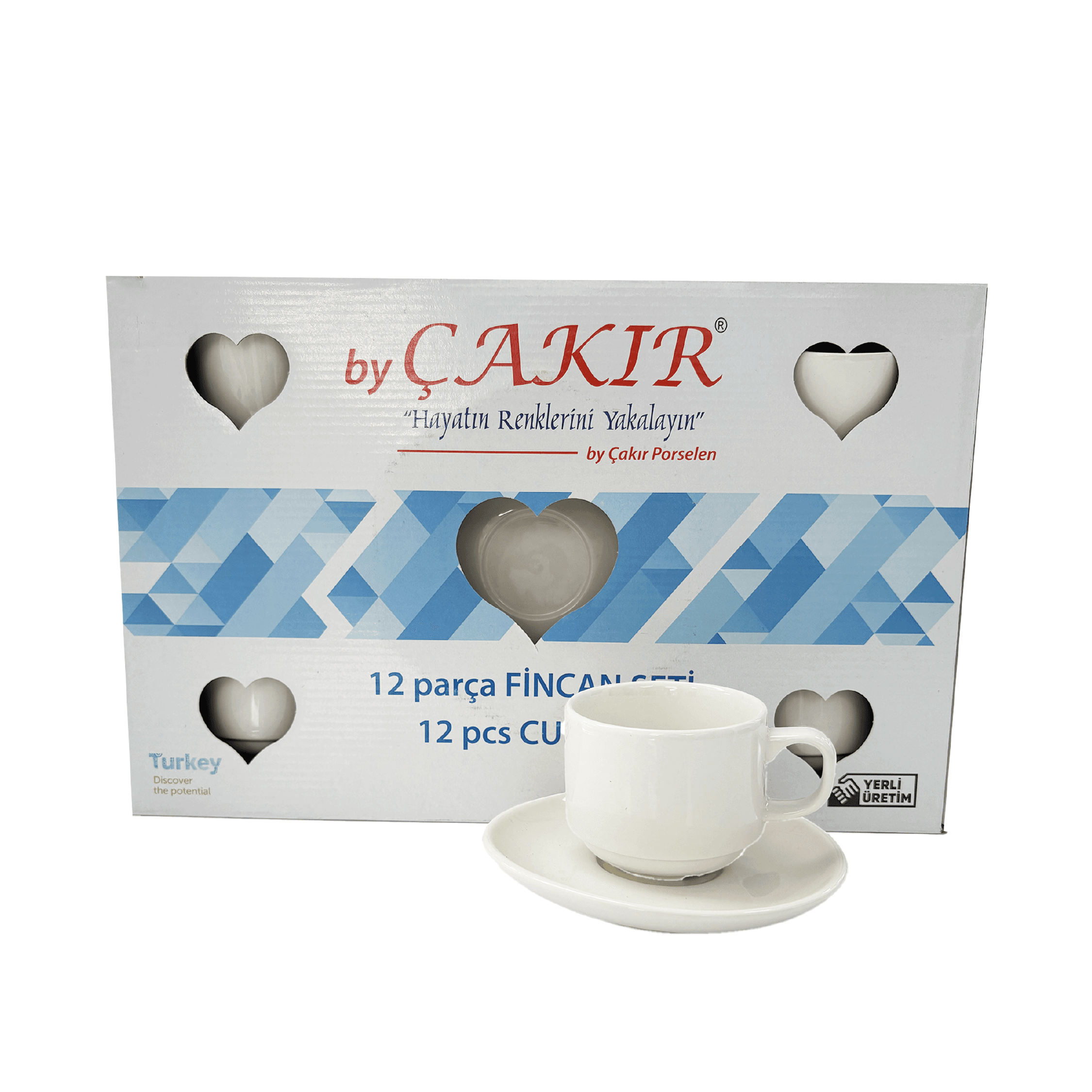 Çakır Fincan Seti 12 Parça