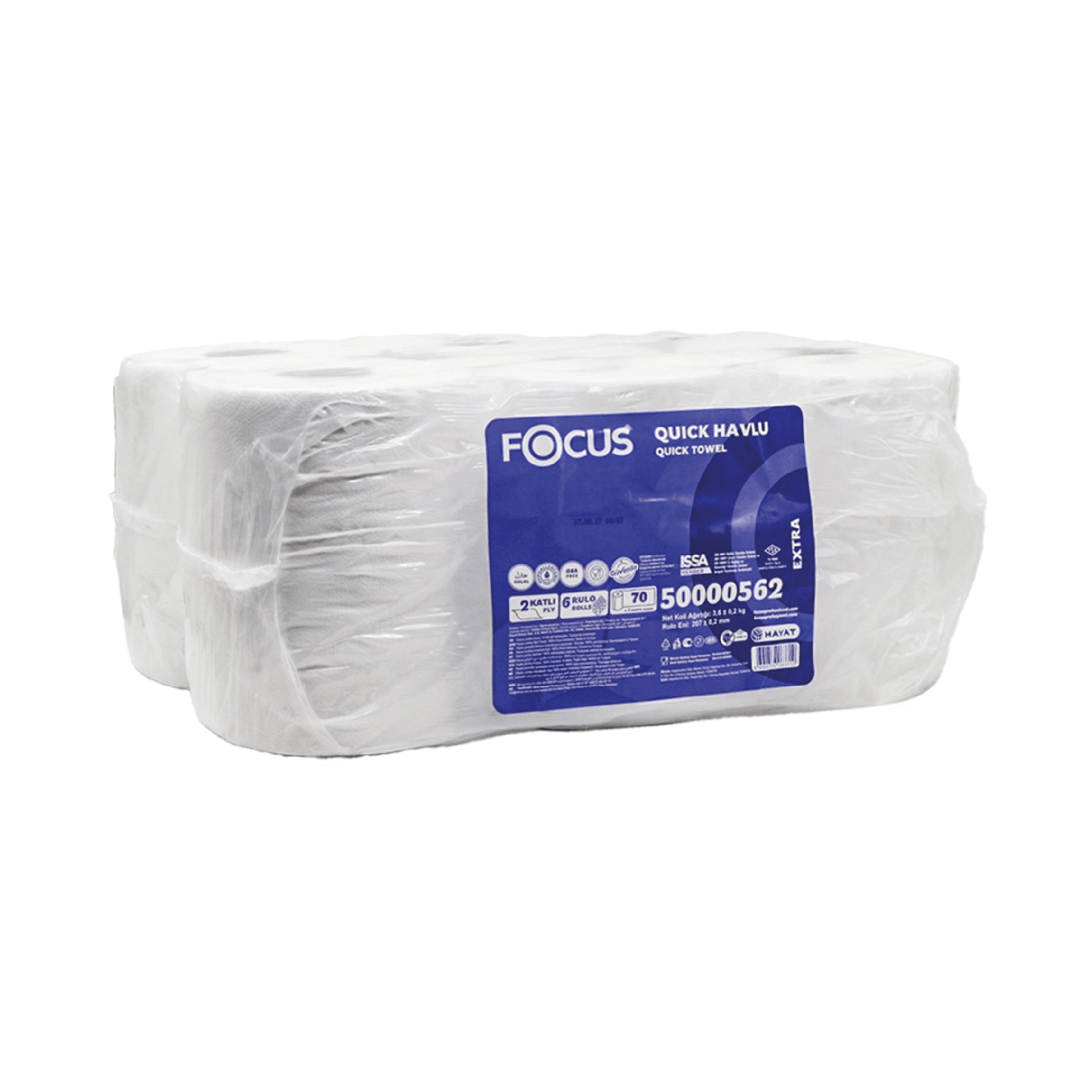 Focus Extra Quick Havlu 70 Metre 6'lı