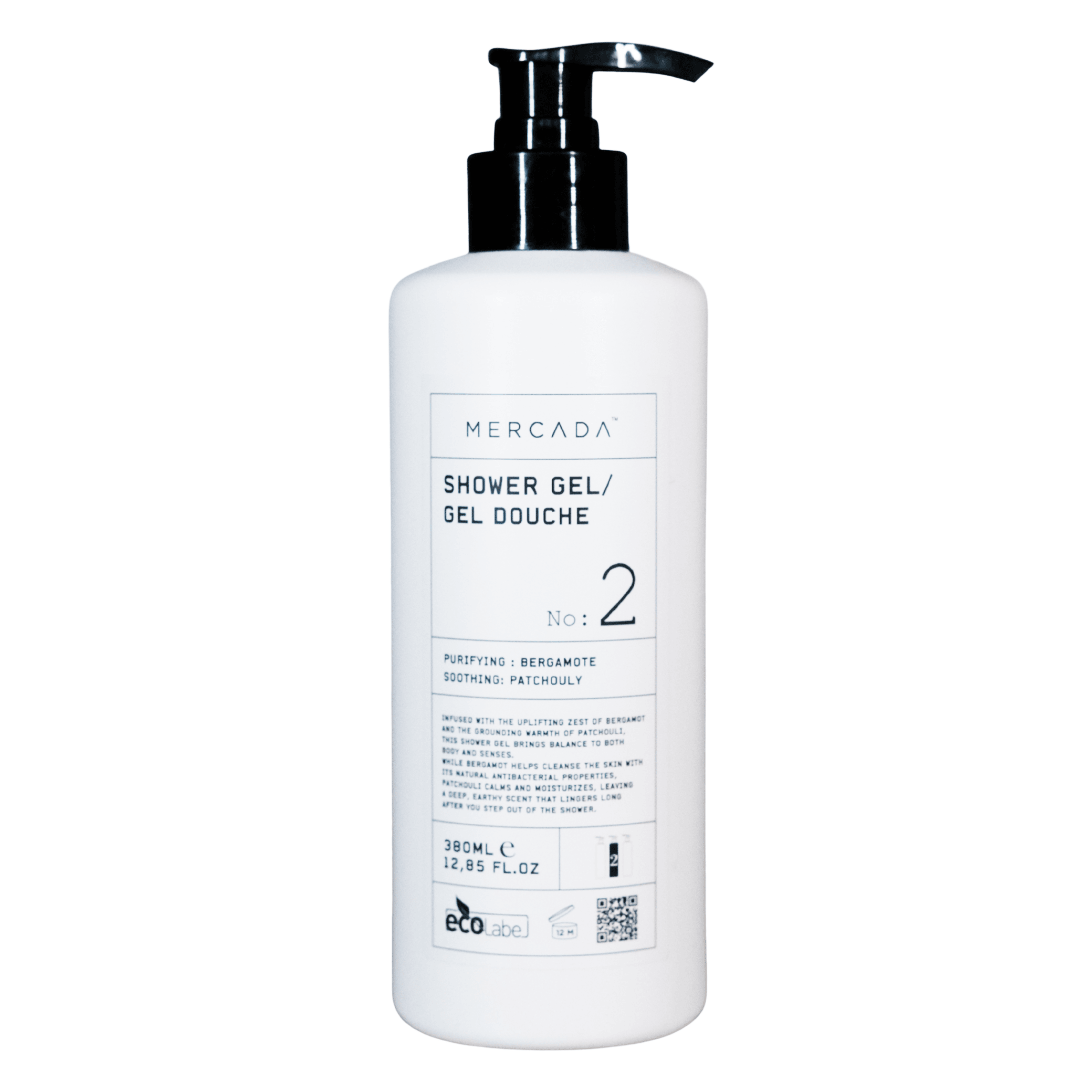 Mercada Duş Jeli No 2 - 380 ml (Beyaz)