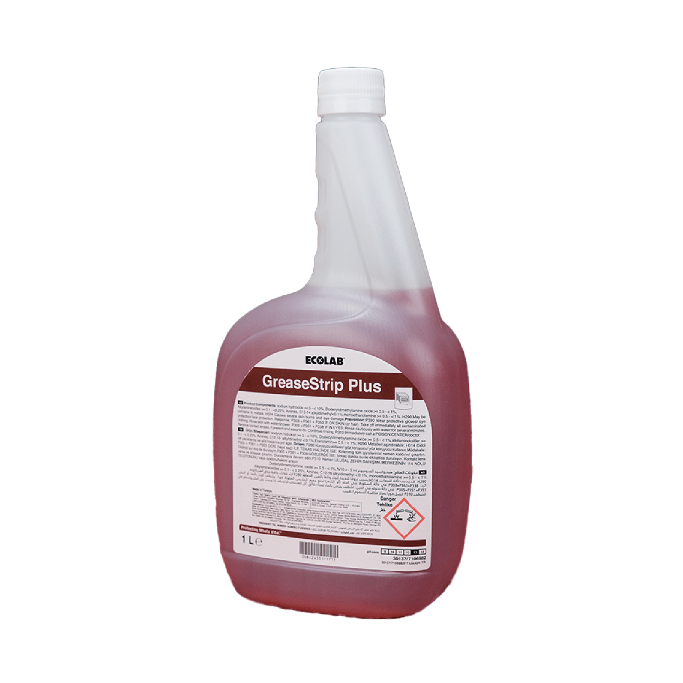 Ecolab Greasestrip Plus Izgara Temizlik Ürünü 1 Lt