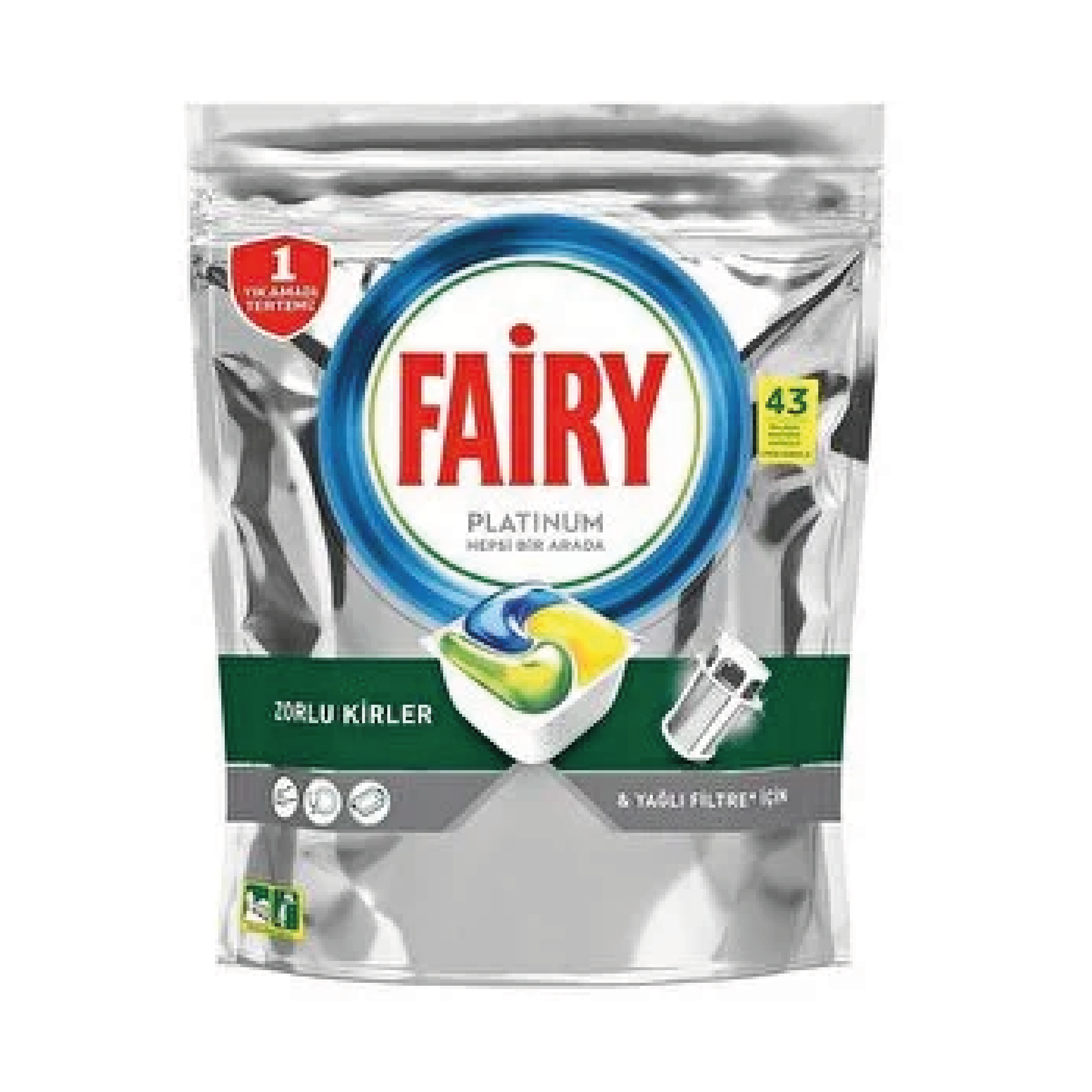 Fairy Platinum Bulaşık Makine Deterjanı 43 Tablet