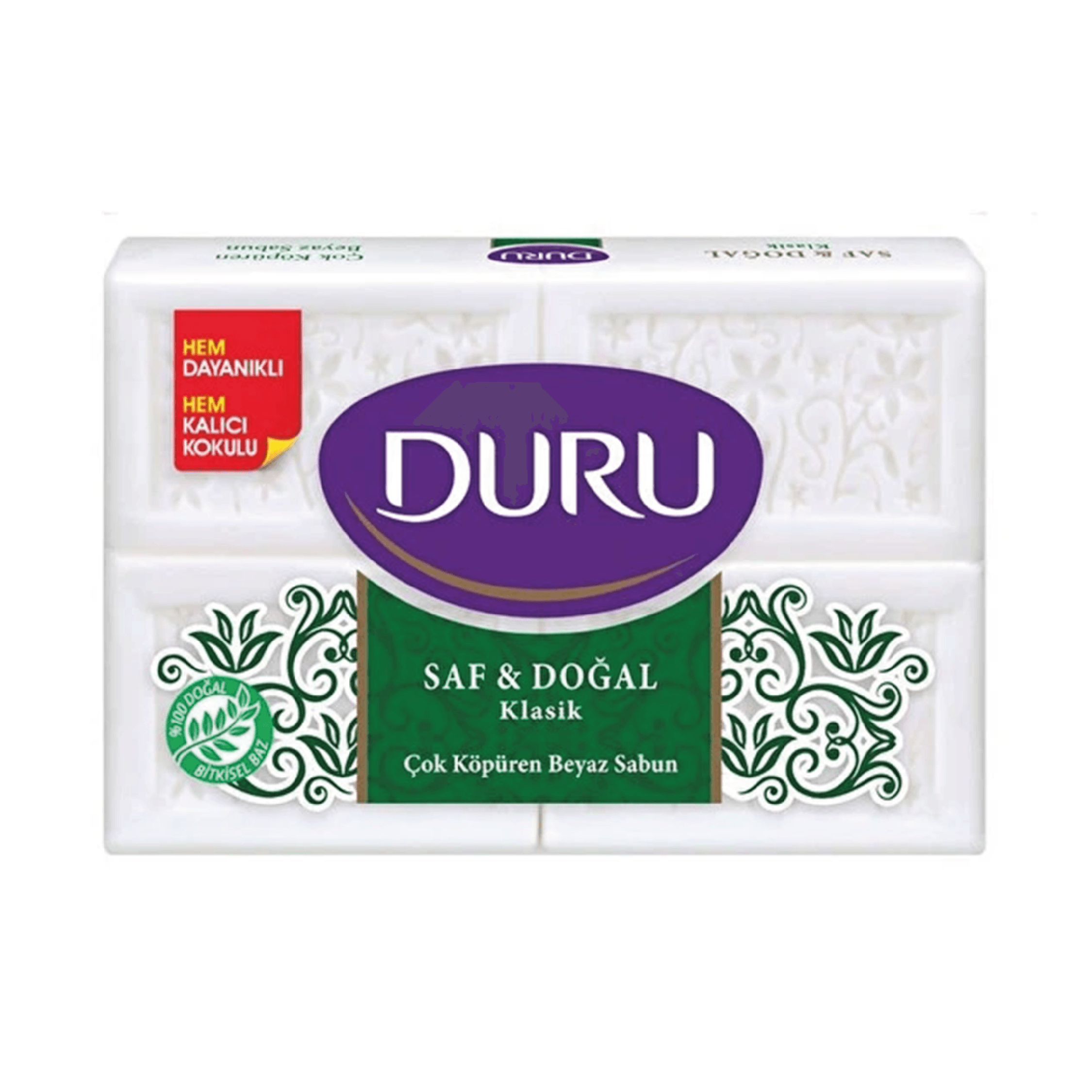 Duru Kalıp Sabun Saf & Doğal Klasik 4'lü 600 gr