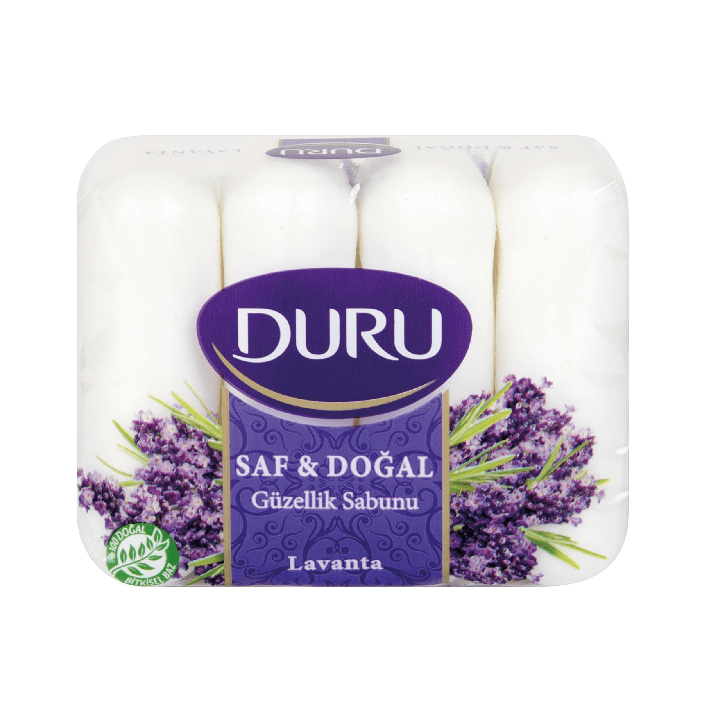 Duru Saf & Doğal Güzellik Sabunu Lavanta 70 gr/4'lü