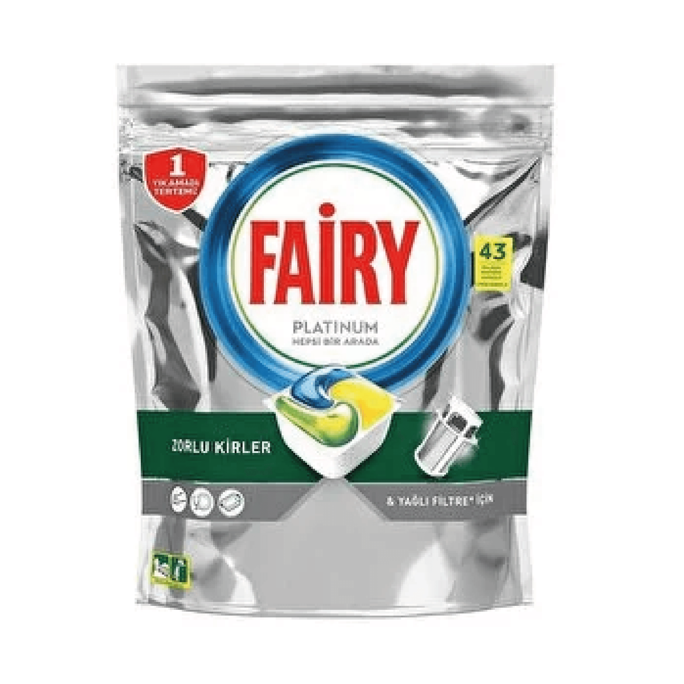 Fairy Platinum Bulaşık Makine Deterjanı 43 Tablet