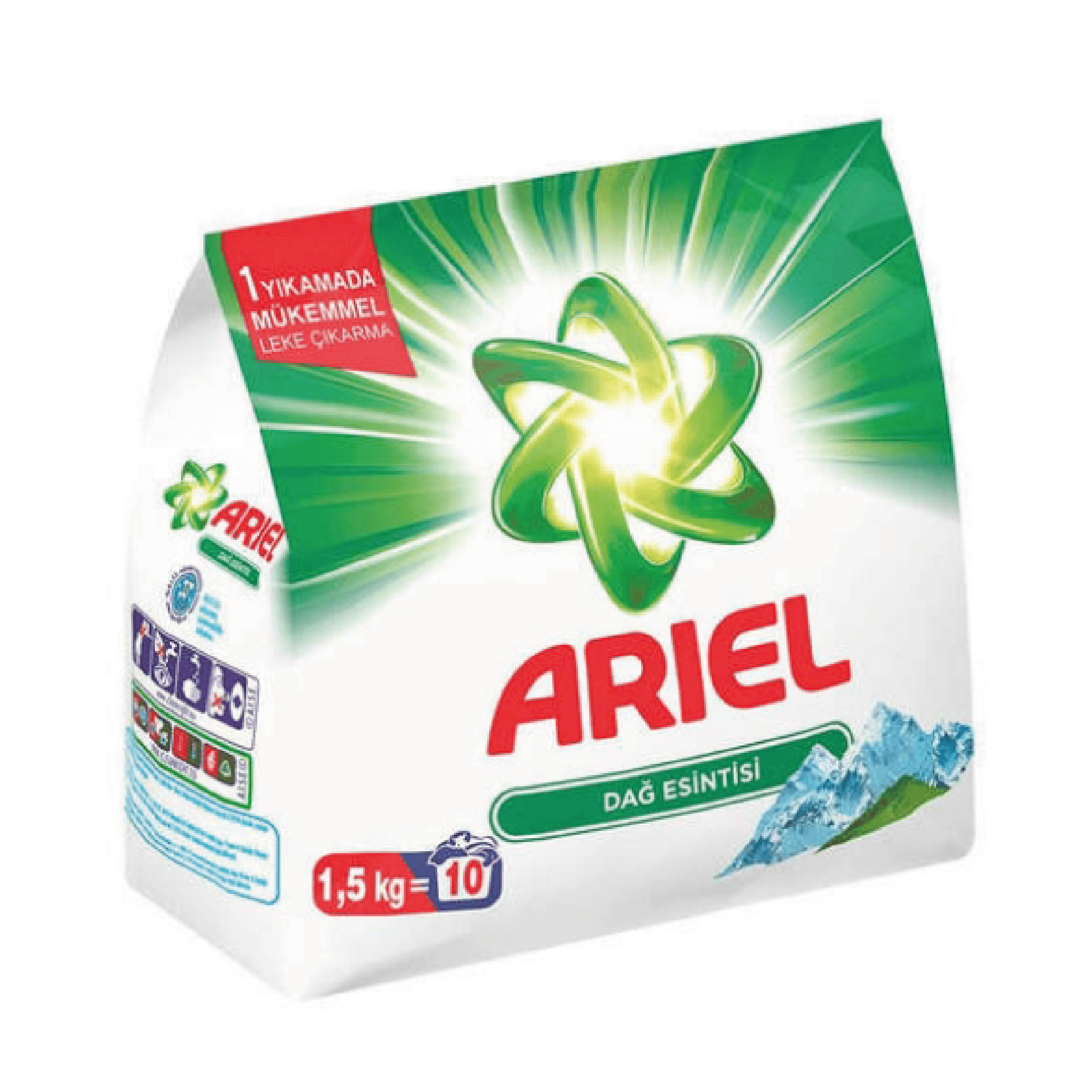 Ariel Matik Dağ Esintisi Toz Çamaşır Deterjanı 1.5 kg