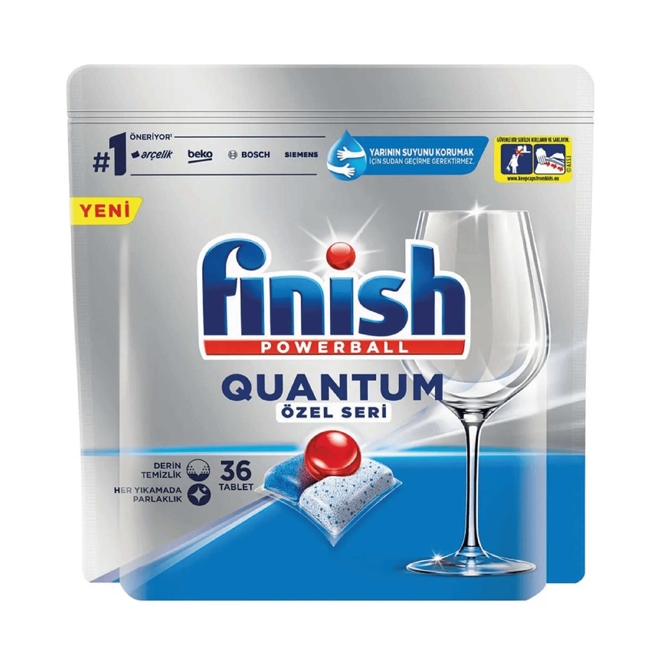 Finish Quantum Özel Seri Bulaşık Makinesi Tableti 36'lı