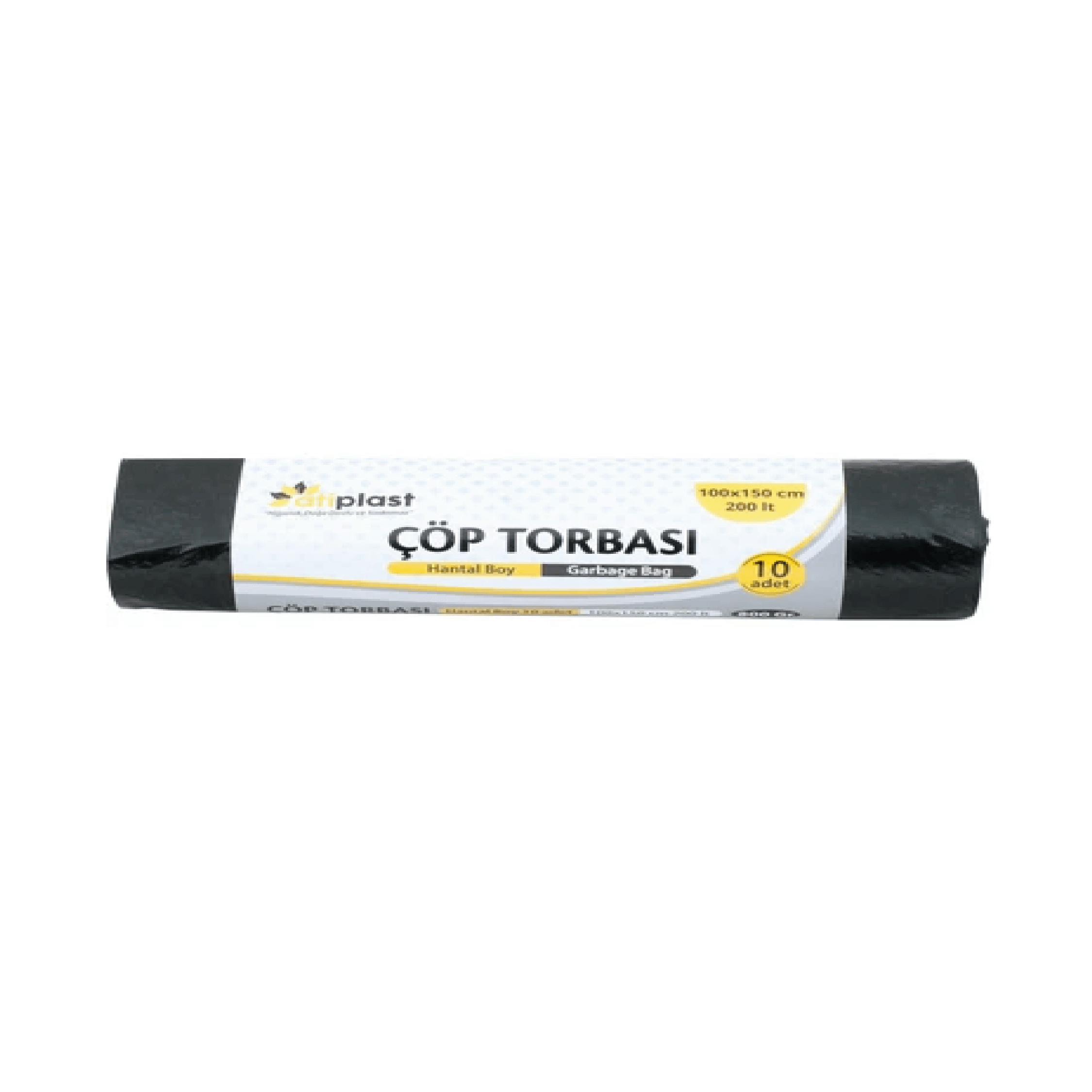 Atiplast Hantal Boy Çöp Torbası Siyah 100x150