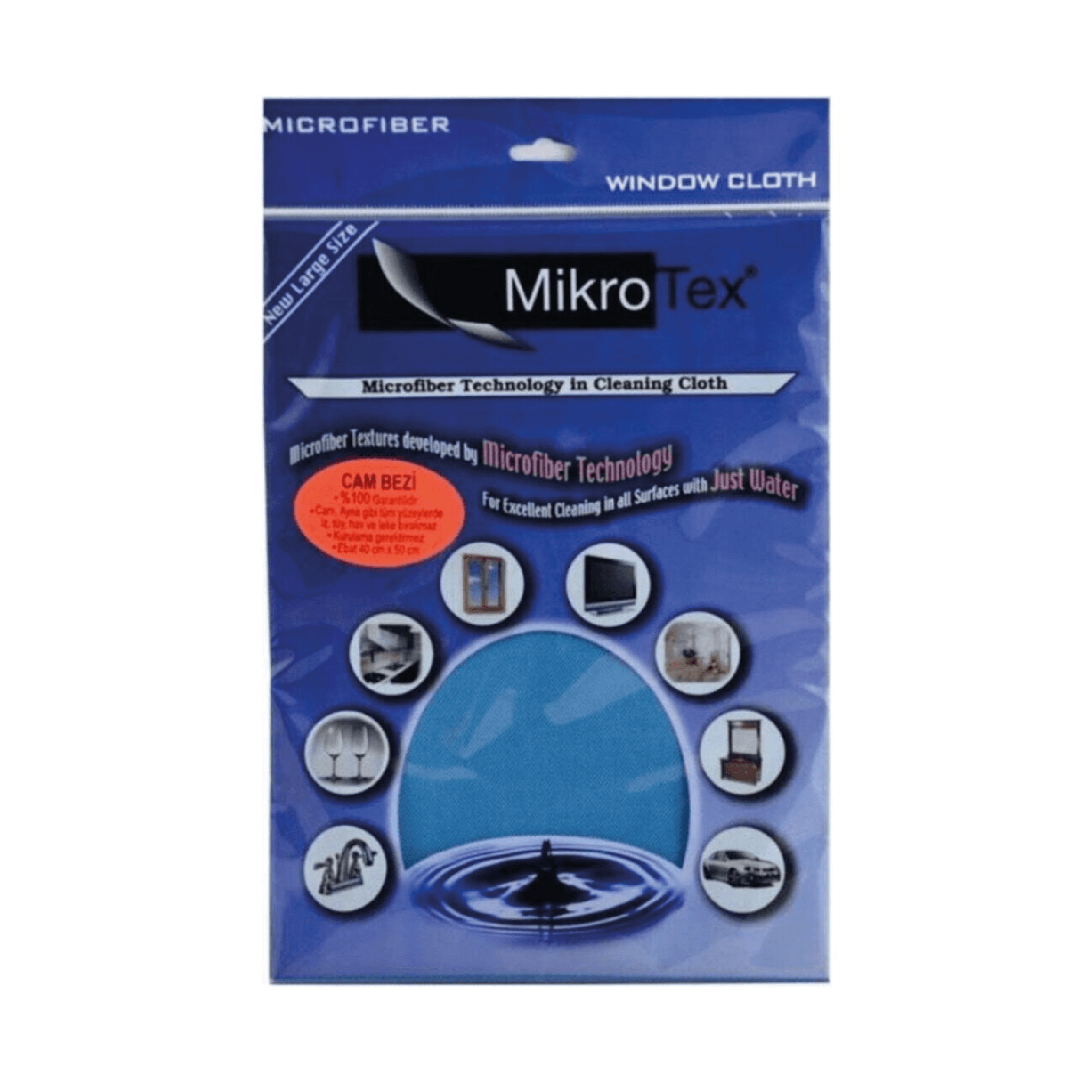 Mikrotex Cam Bezi Mavi