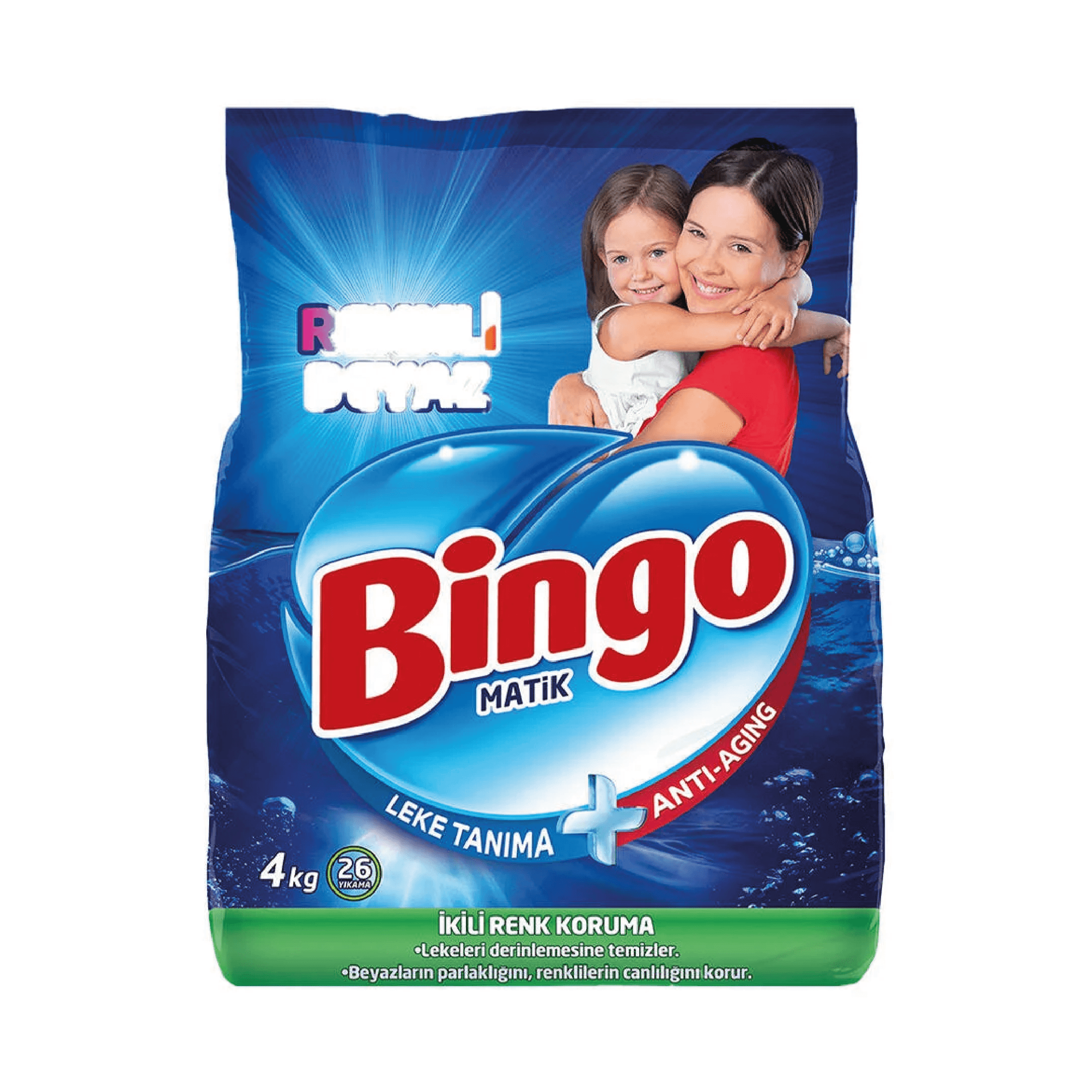 Bingo Matik Renkli Beyaz 4 kg