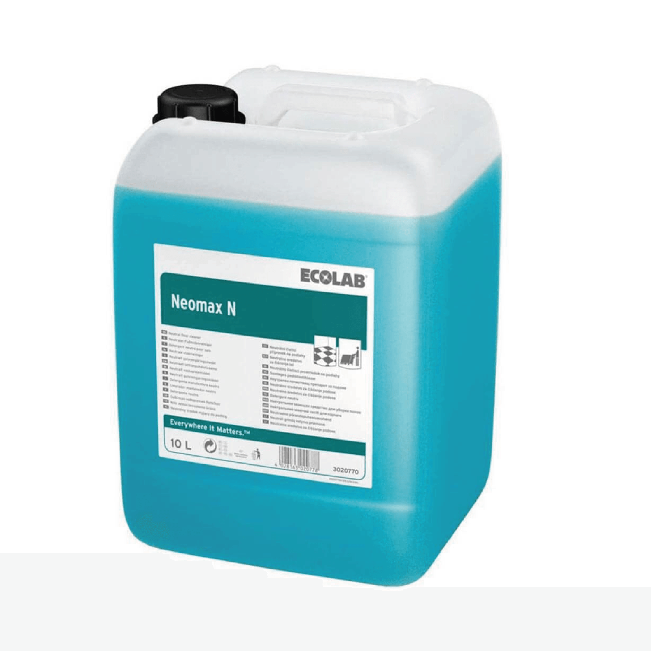 Ecolab Neomax N Cilalı ve Parlak Yüzeyler için Temizleyici ve Bakım 10 Kg
