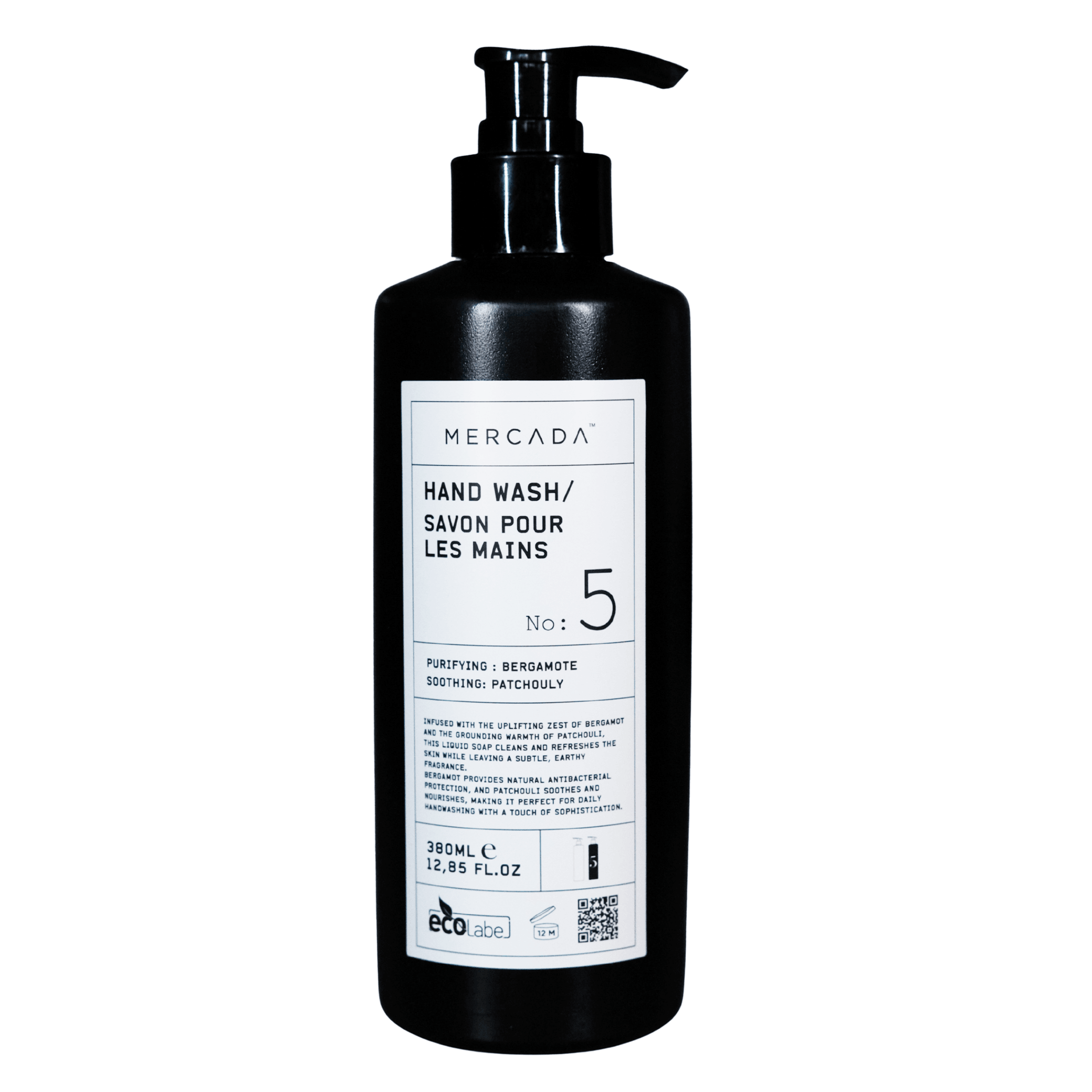 Mercada Sıvı Sabun No 5 - 380 ml (Siyah)