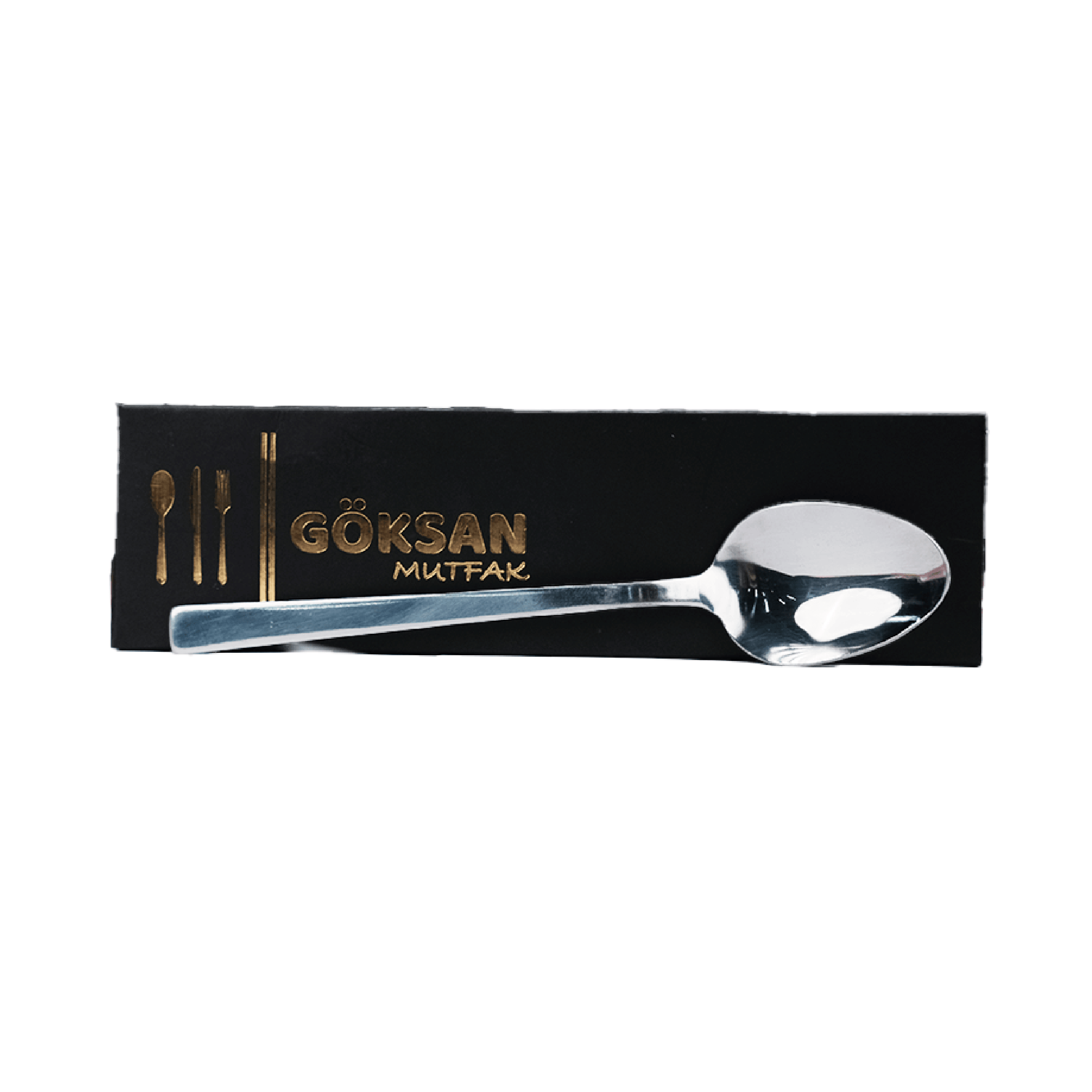 Göksan Çay Kaşık Siyah Kutu 12'li