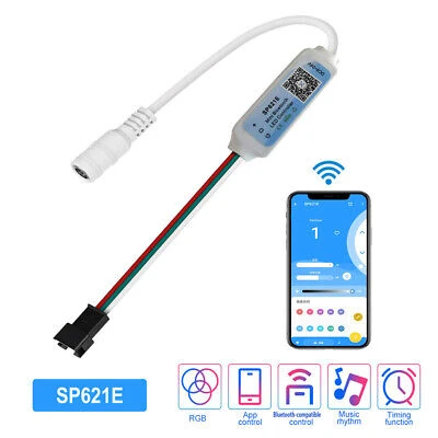 SP621E Mini Bluetooth ARGB Pixel Led Kontrol Devresi (Sese duyarlı)