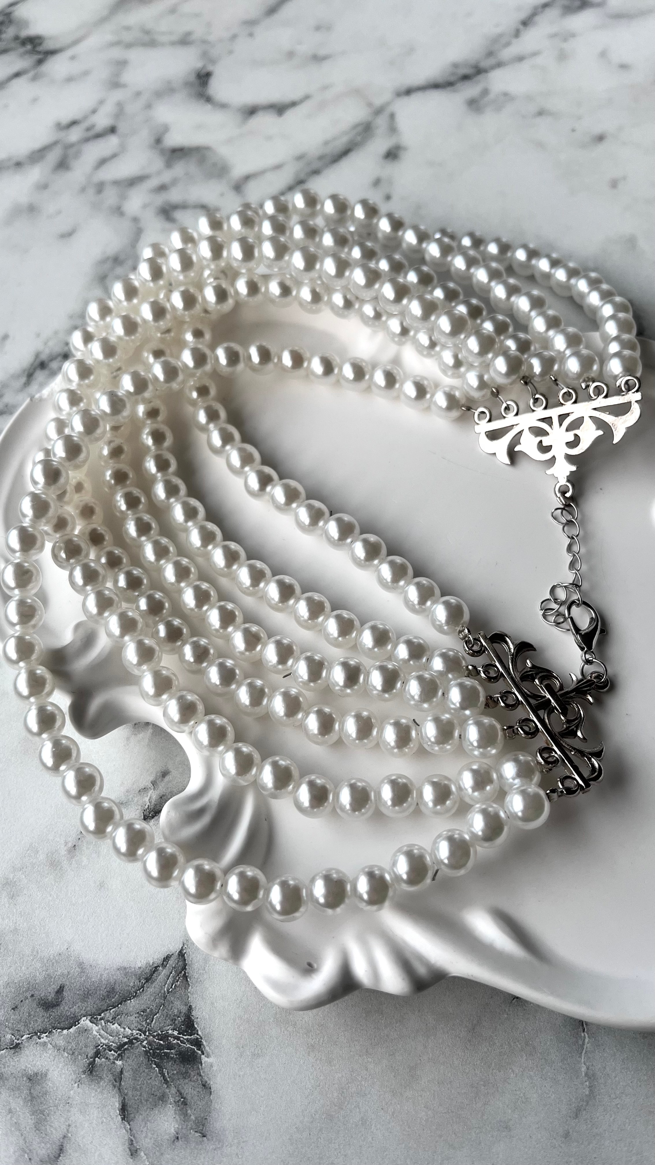 İnci Choker Kolye 