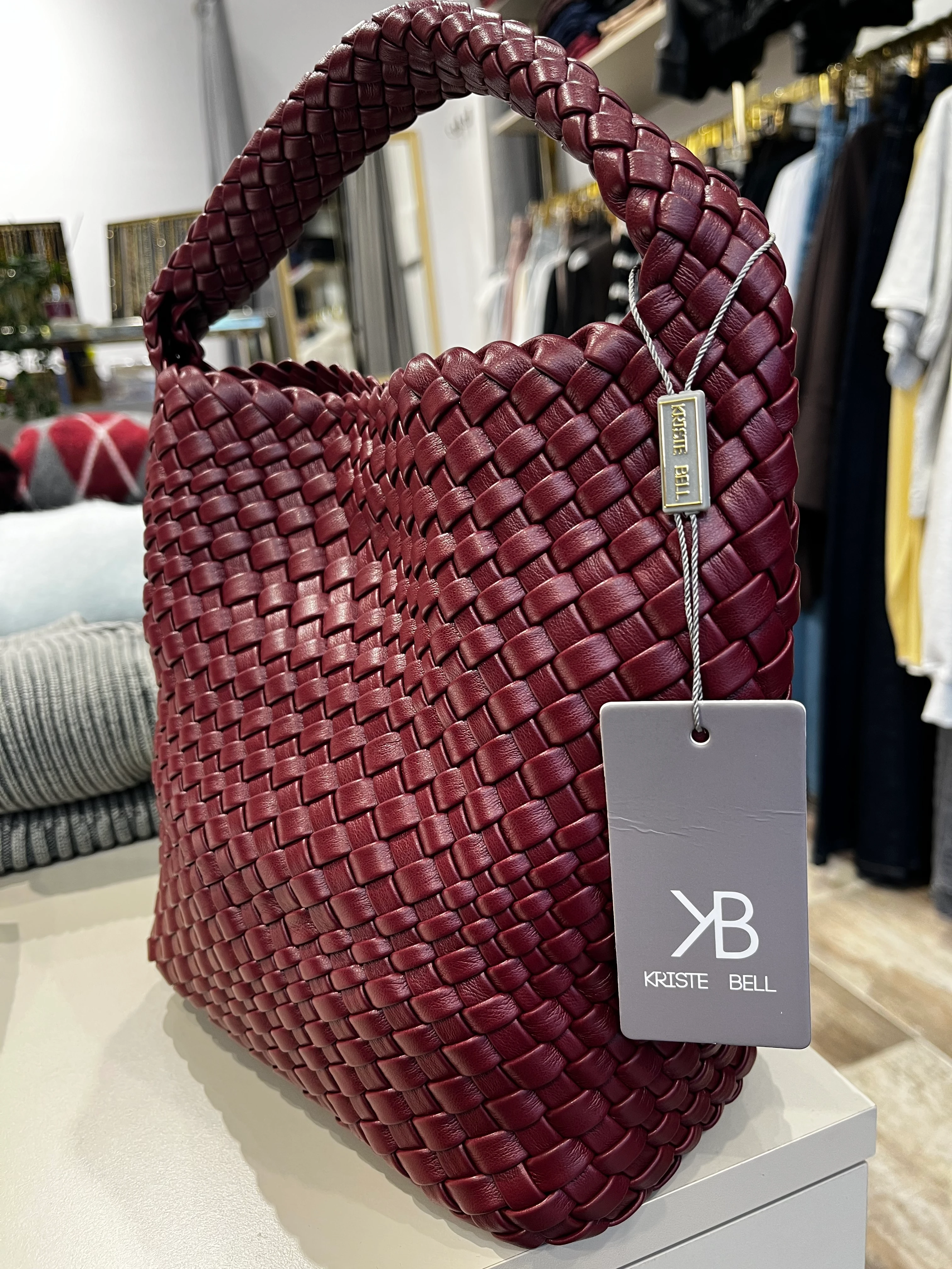 Kriste Bell Bordo Çanta 