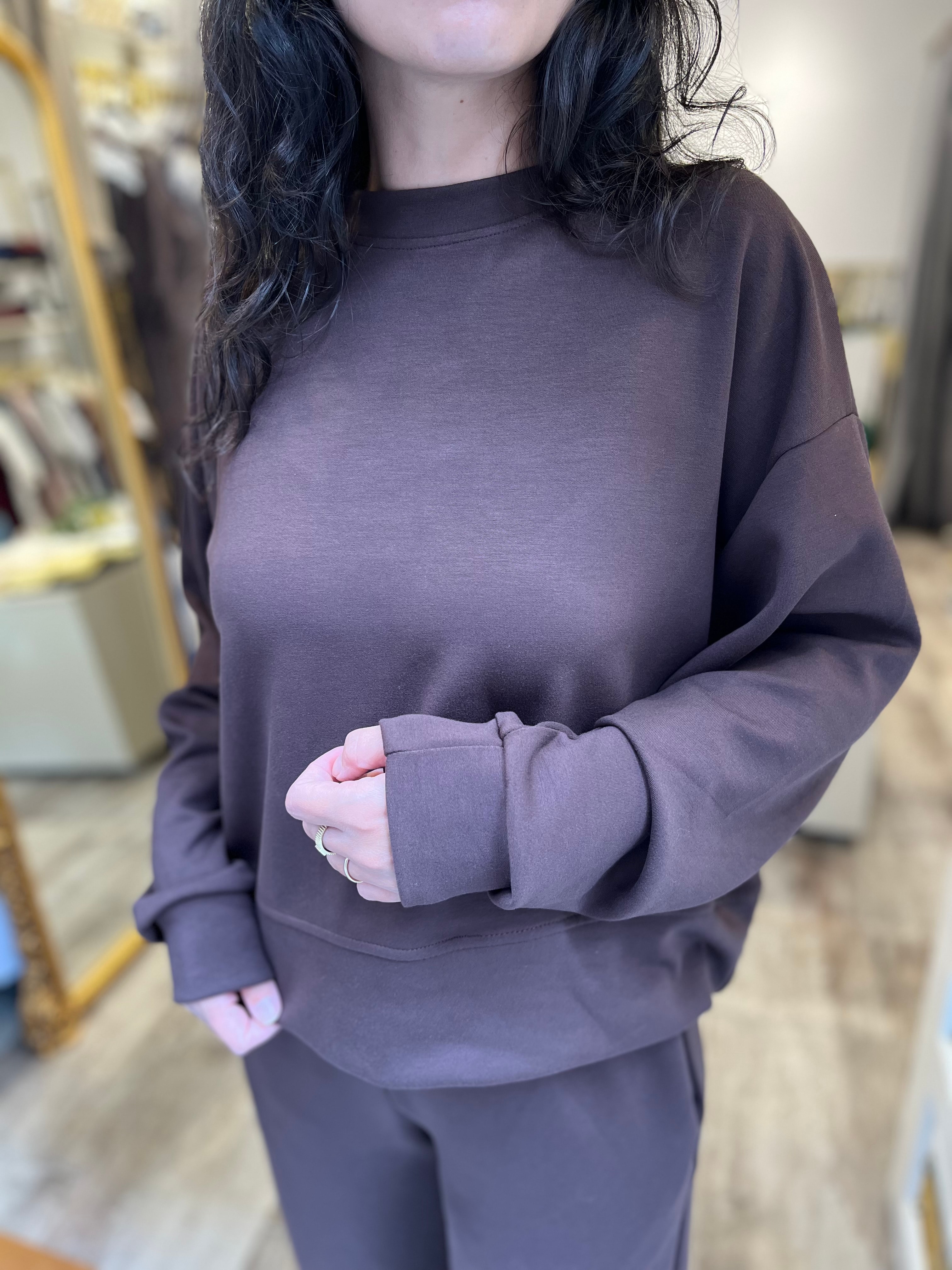 Kahverengi Modal Eşofman Takımı 