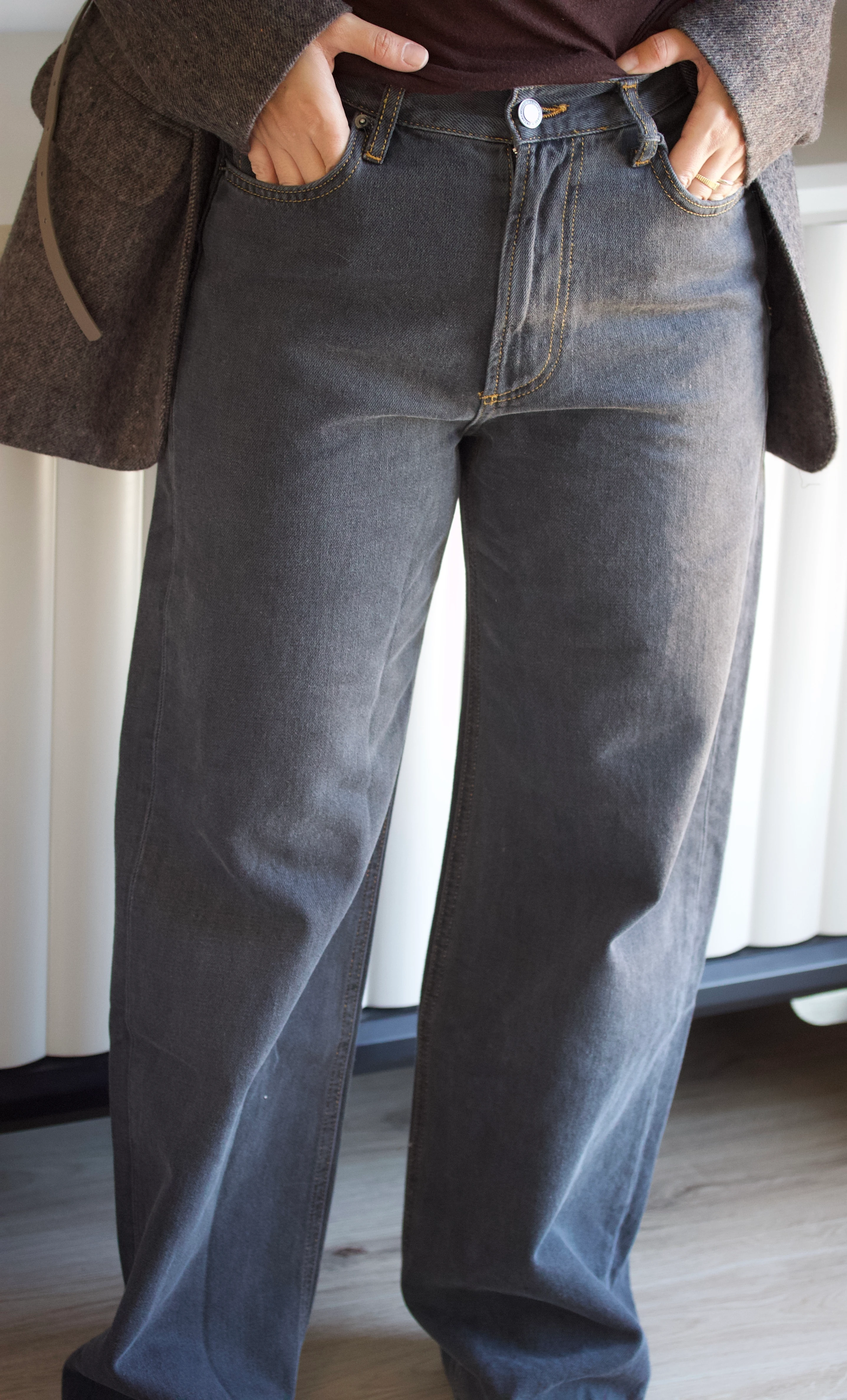 Antrasit Jean Pantolon 