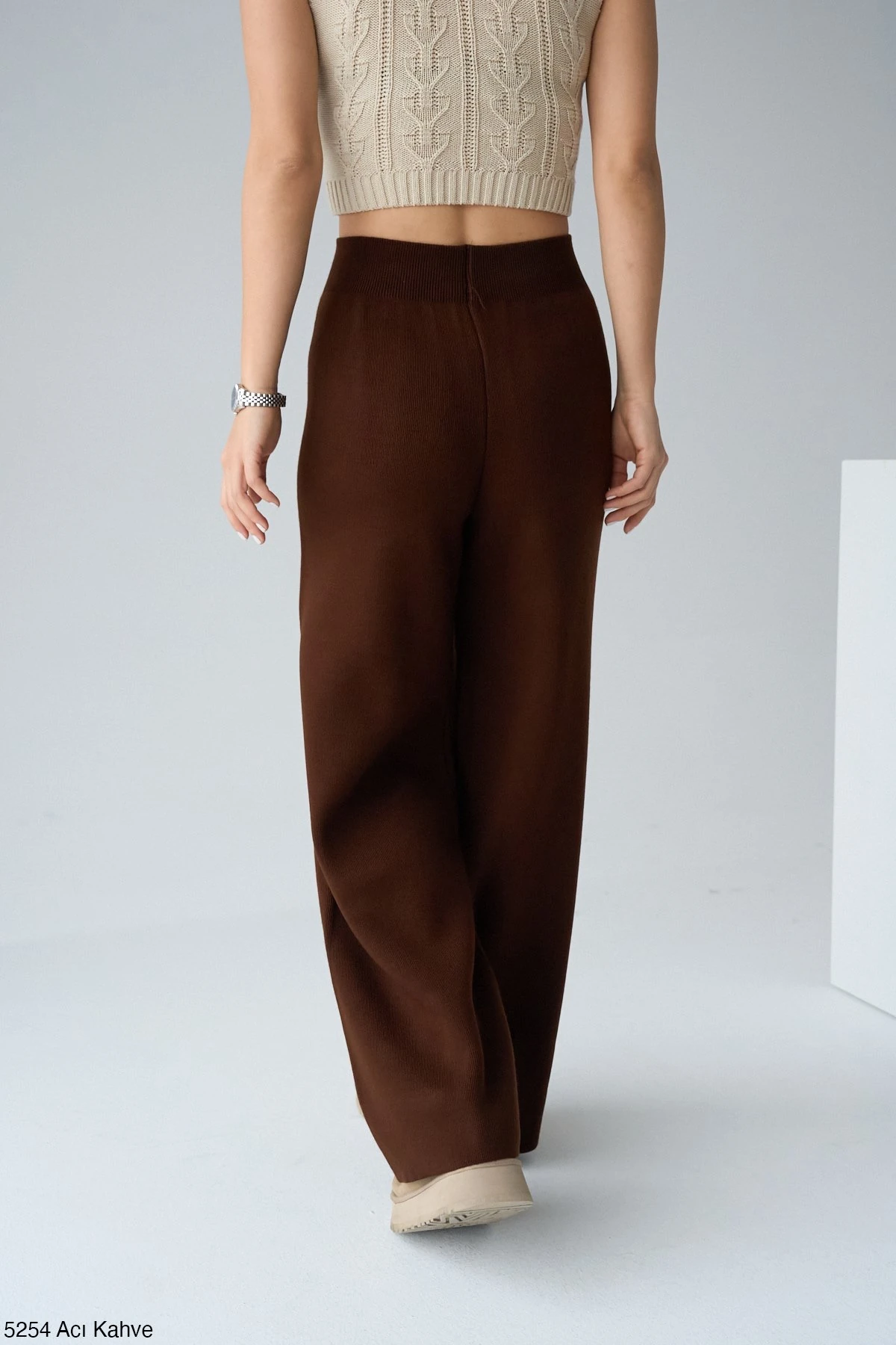 Acı Kahve Triko Pantolon