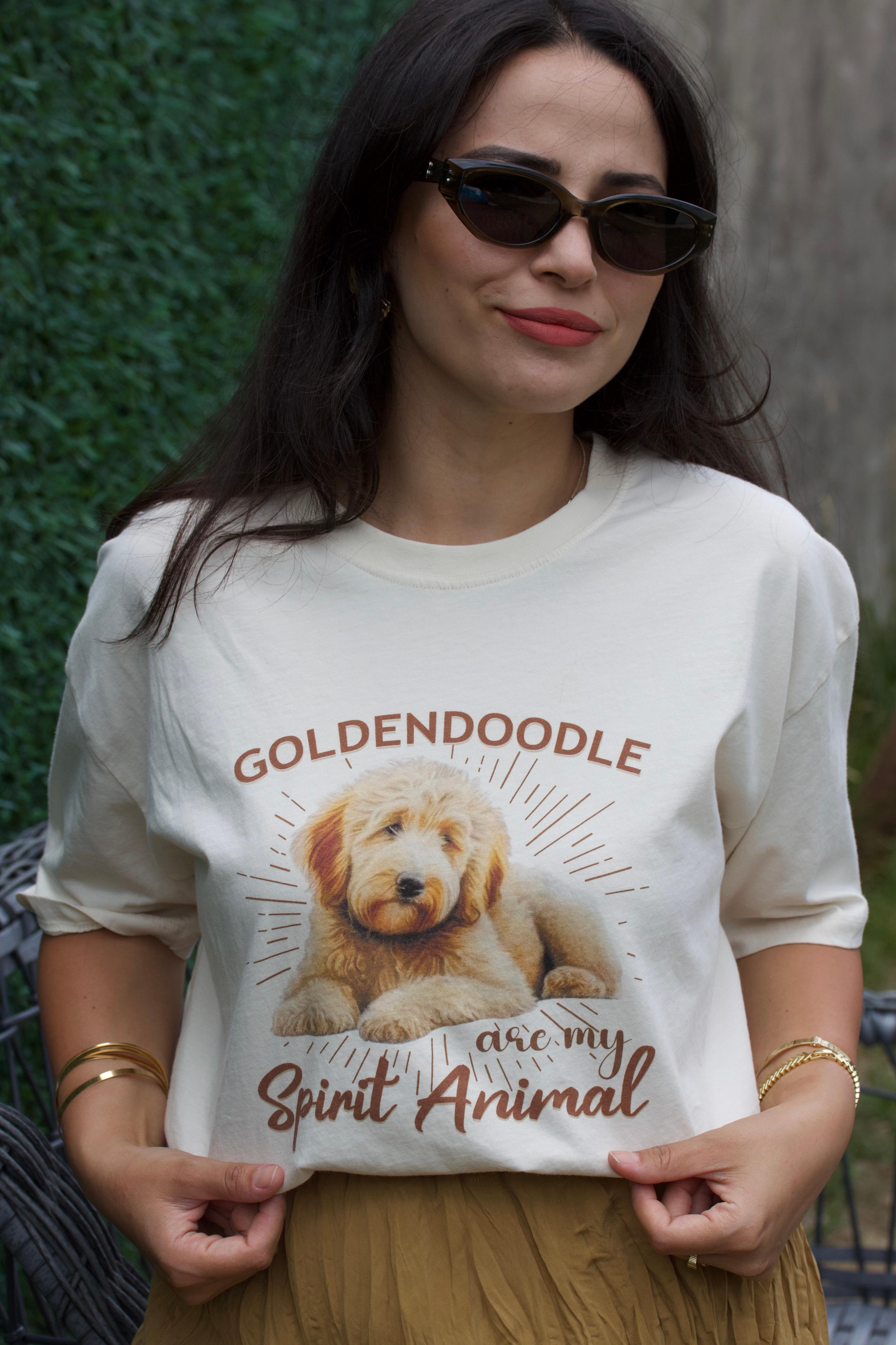 Doodle Baskılı T-shirt