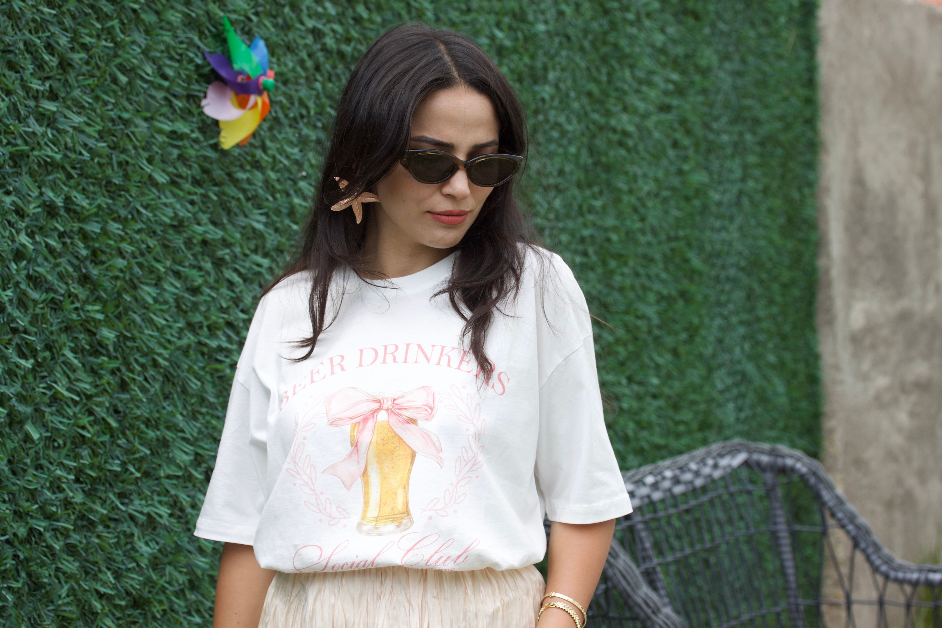 Fiyonk Baskılı T-shirt
