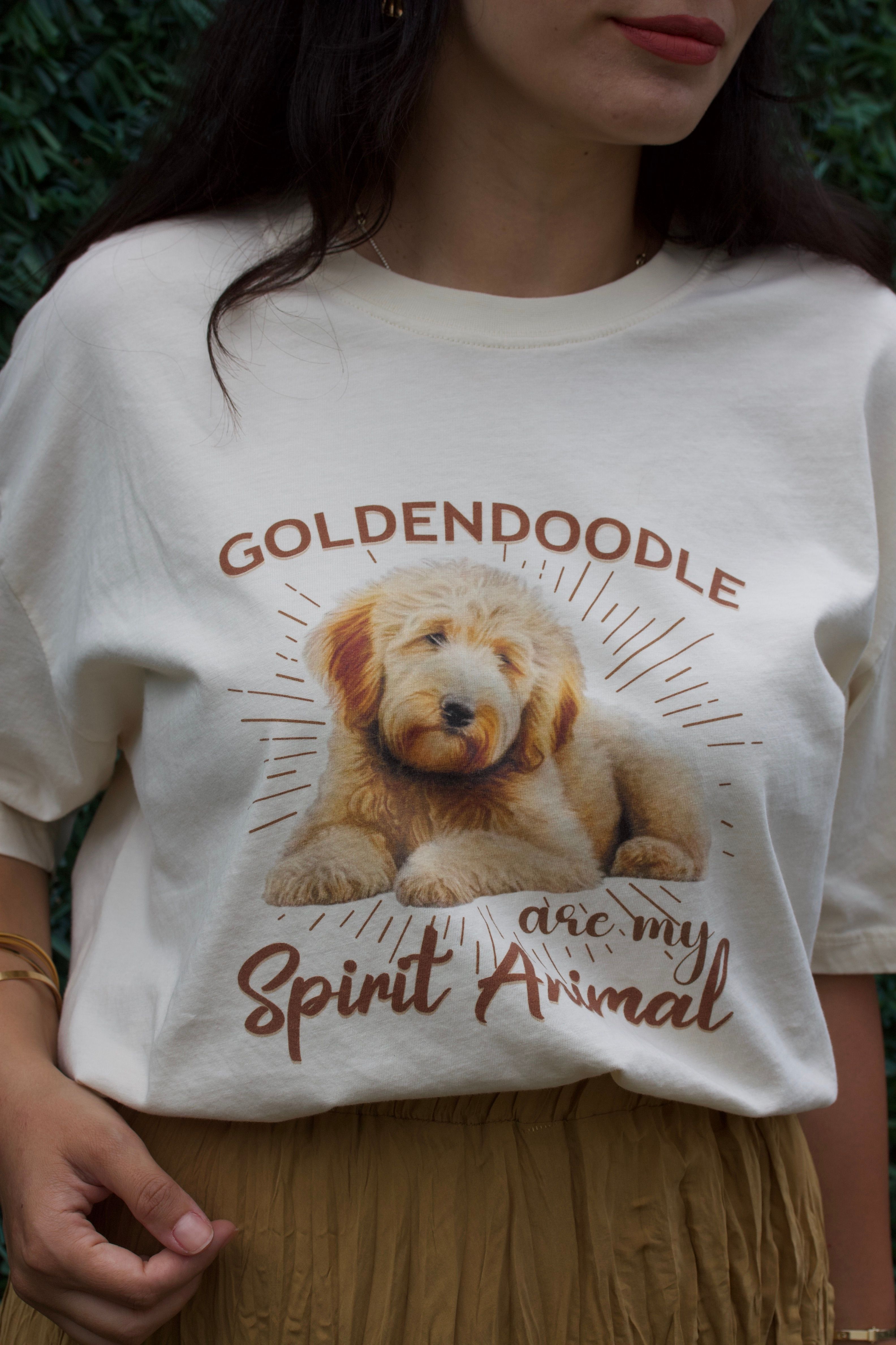 Doodle Baskılı T-shirt