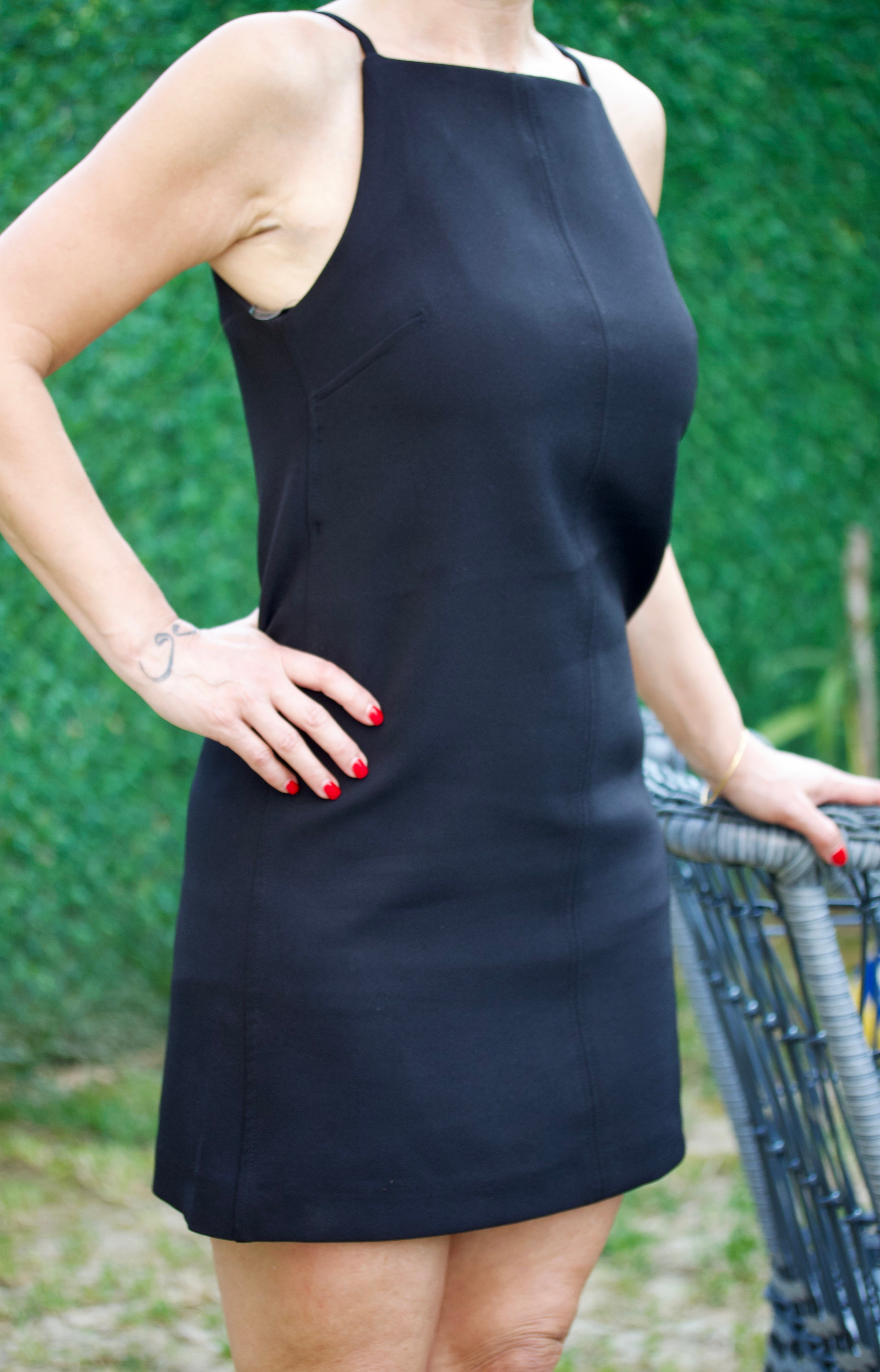 Siyah Mini Elbise 