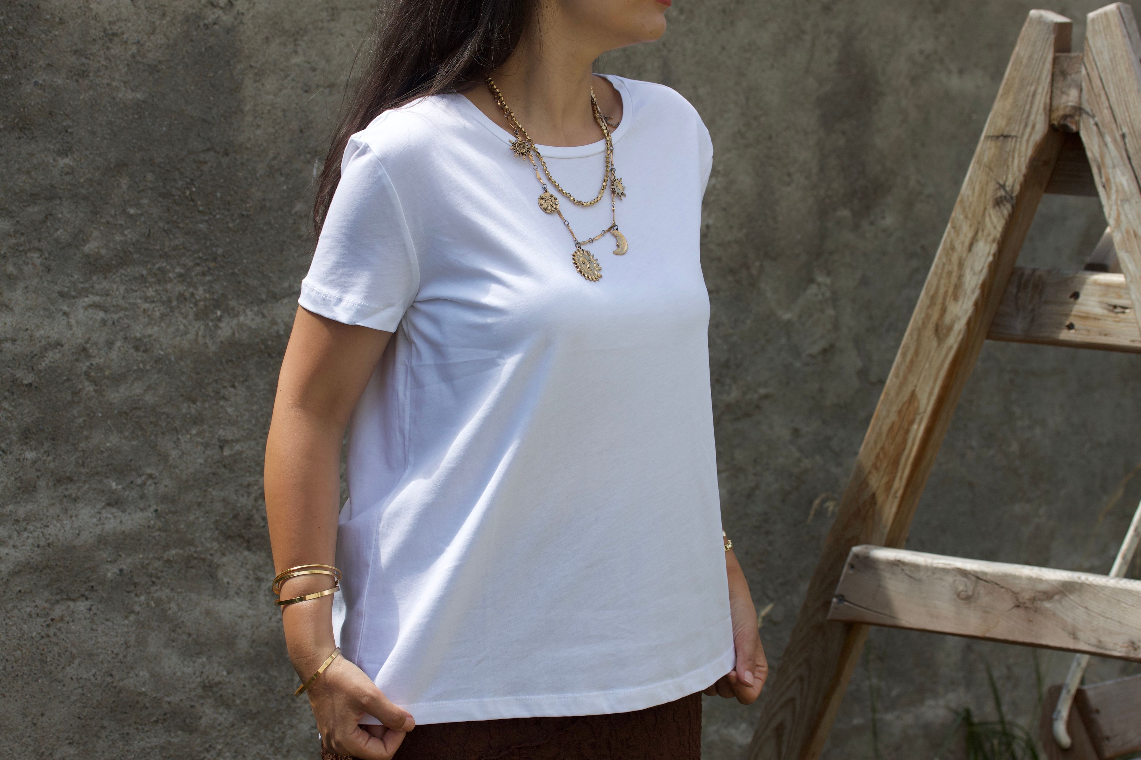 Beyaz Basic T-shirt