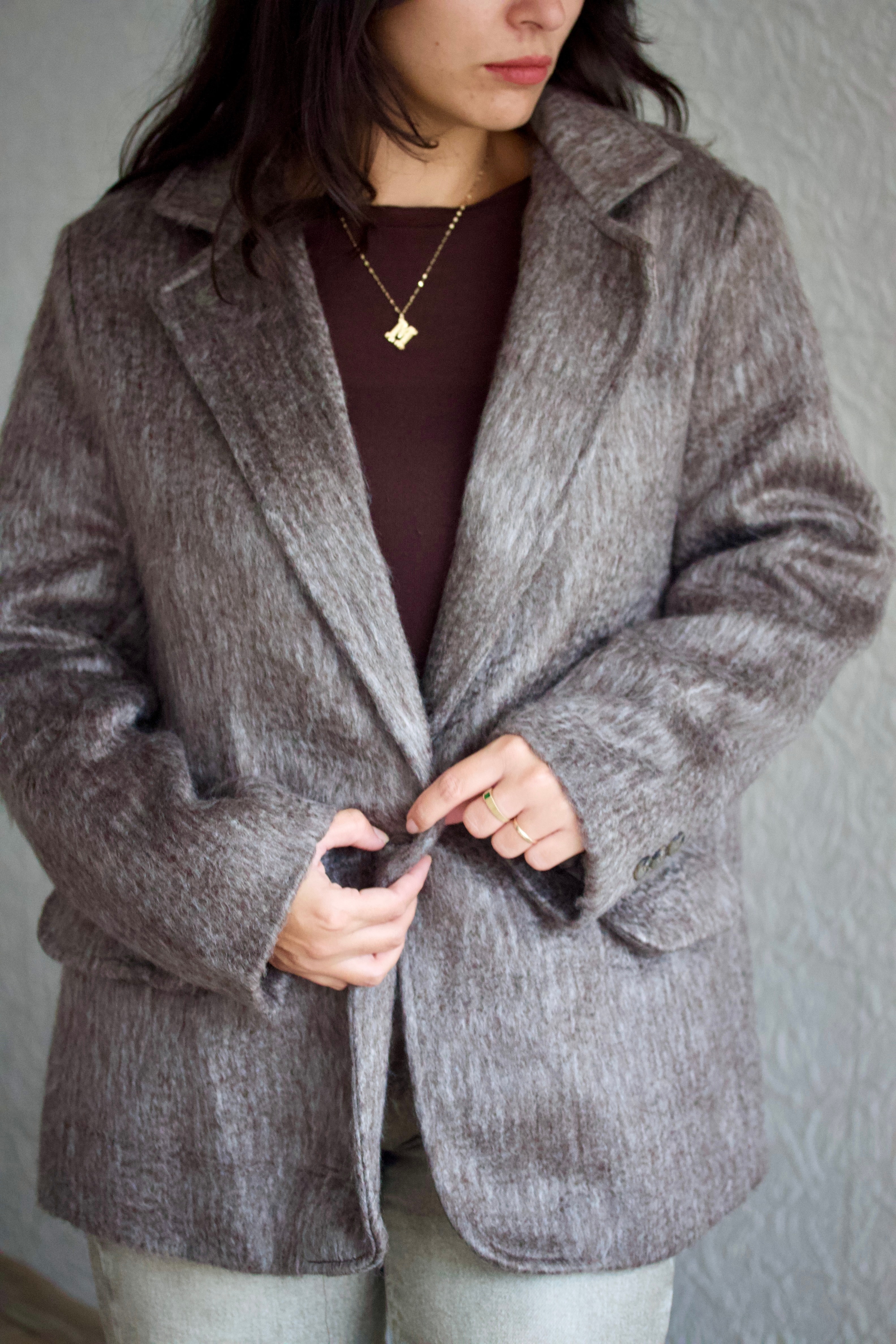 Sakallı Kaşe Ceket