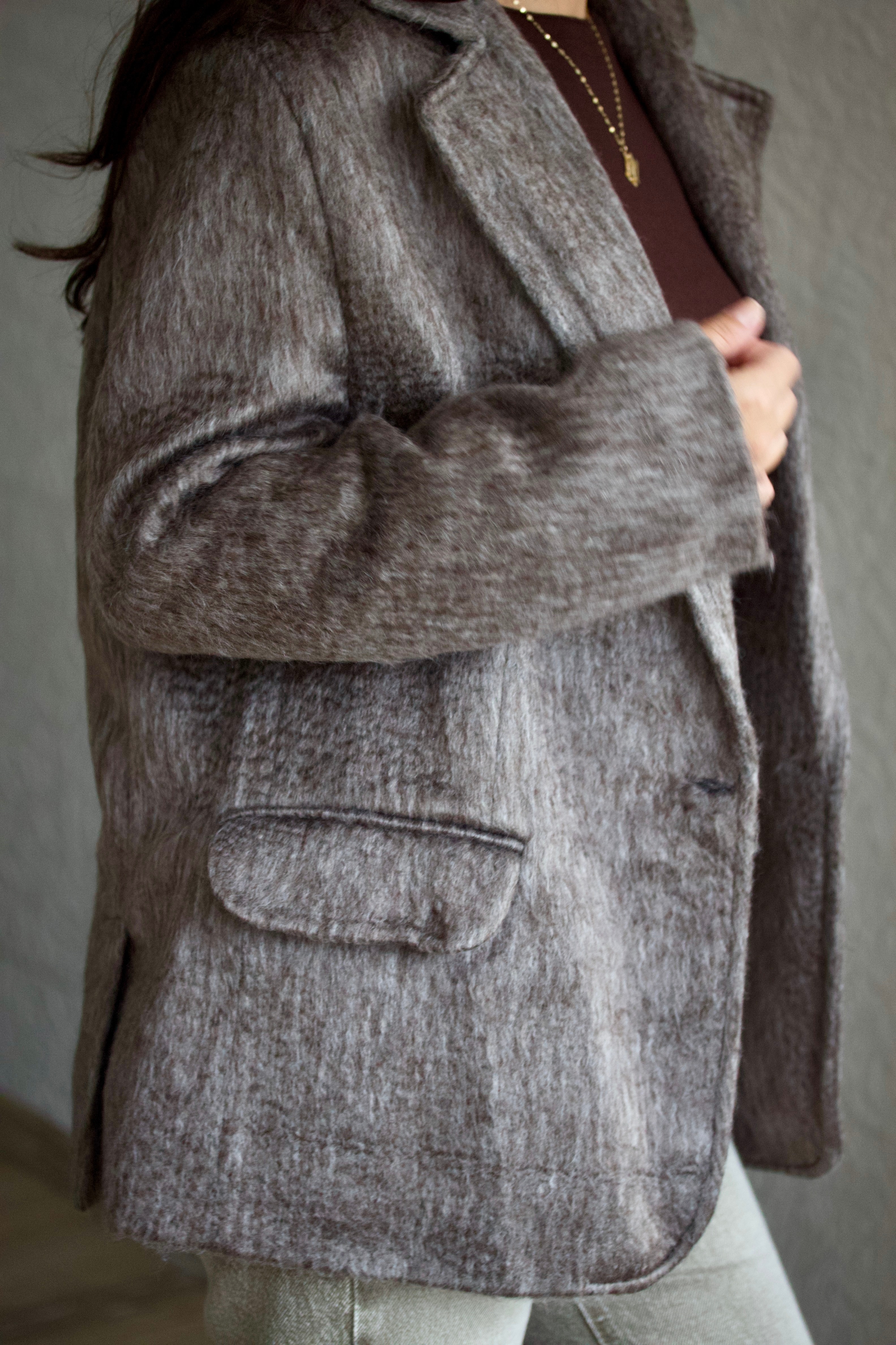 Sakallı Kaşe Ceket