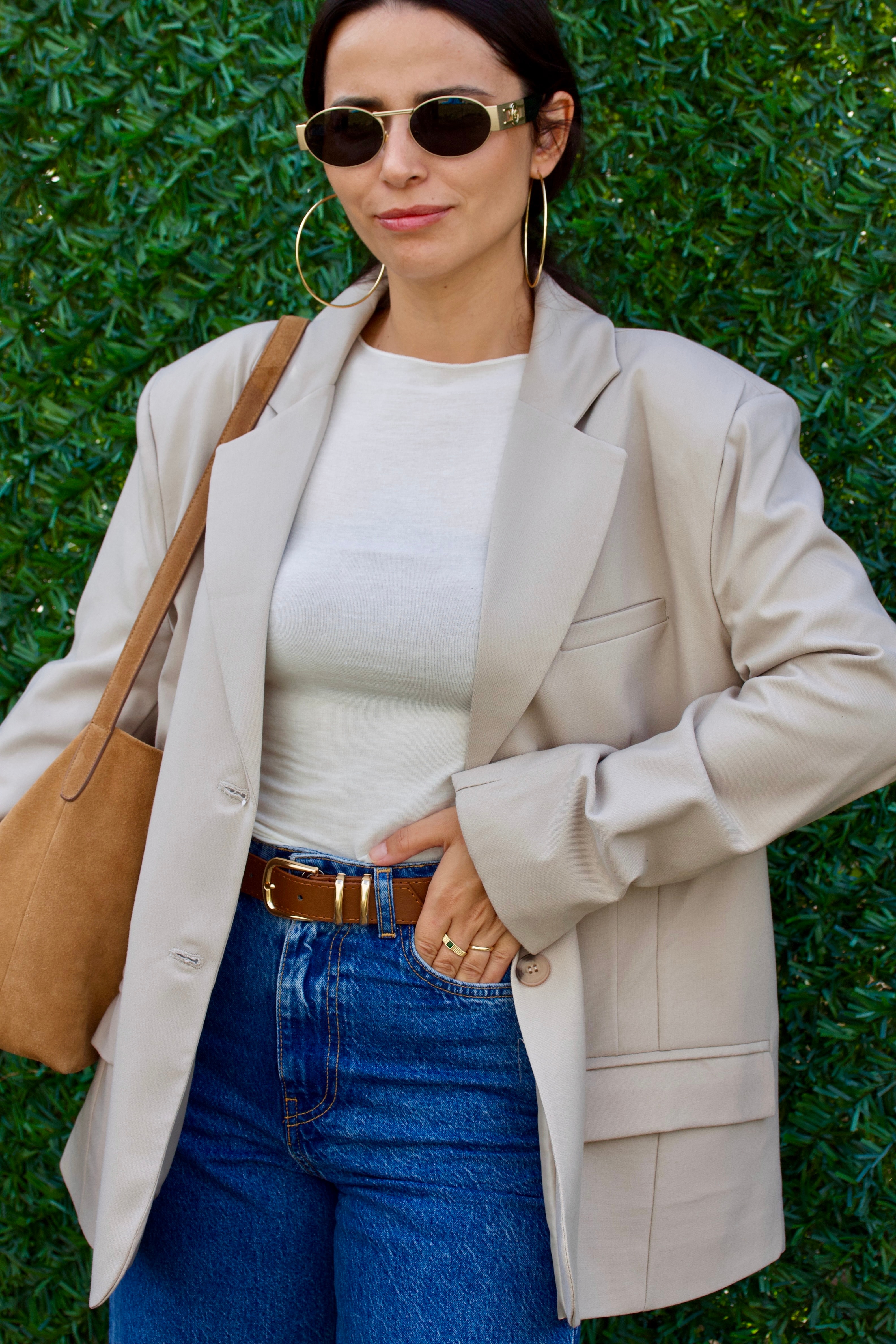 Vizon Blazer Ceket 