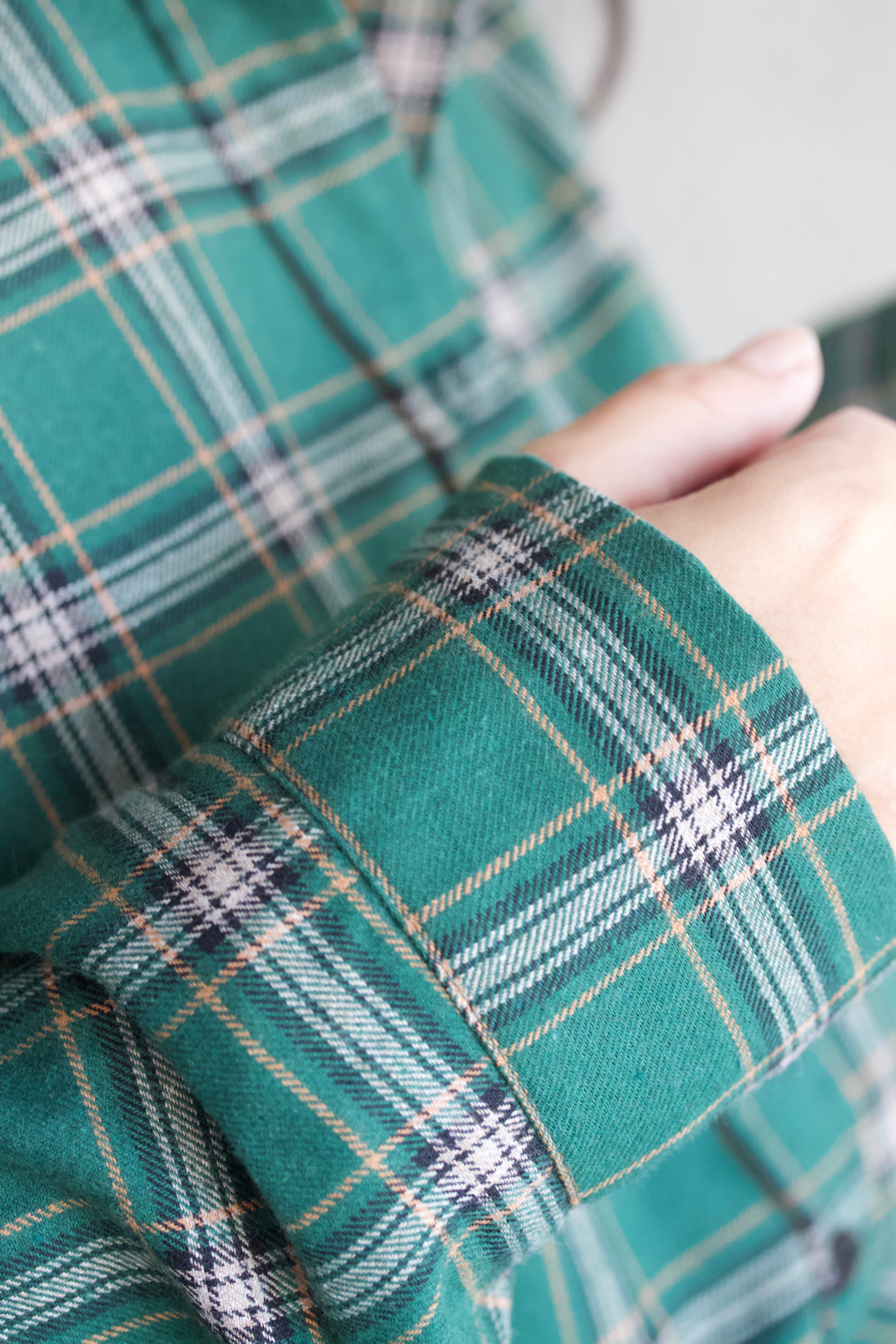 Yeşil Ekose Gömlek 