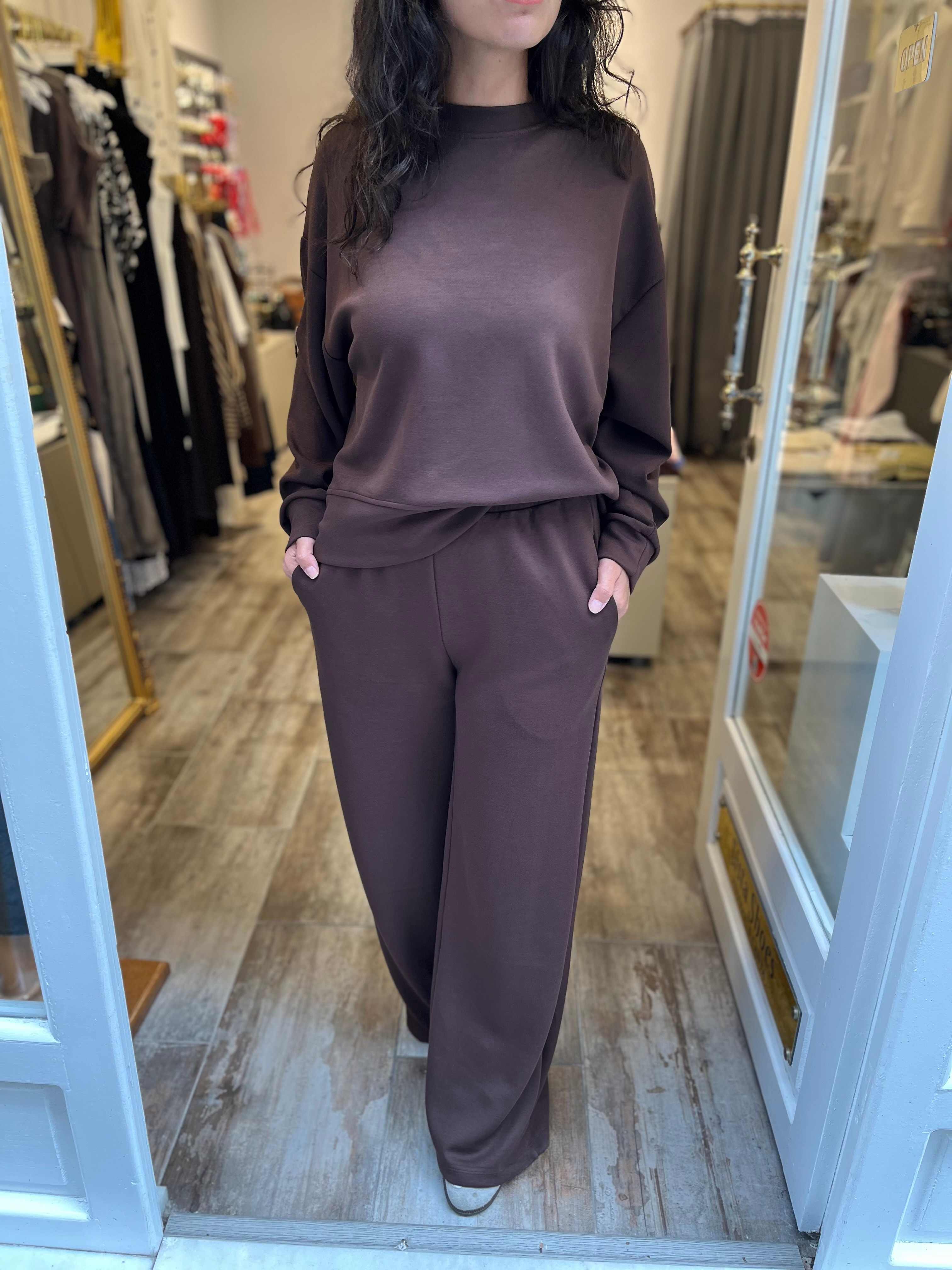 Kahverengi Modal Eşofman Takımı 