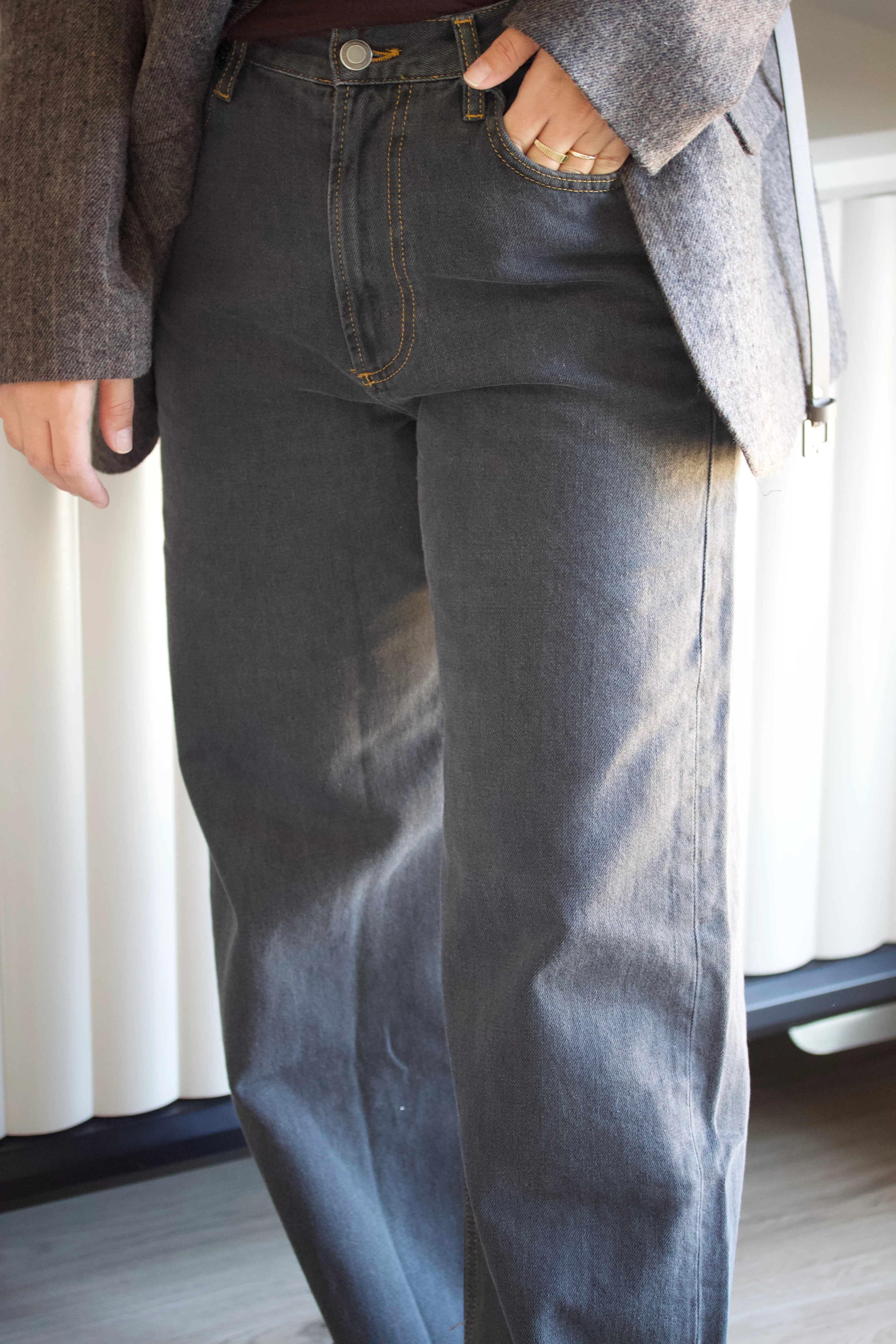 Antrasit Jean Pantolon 