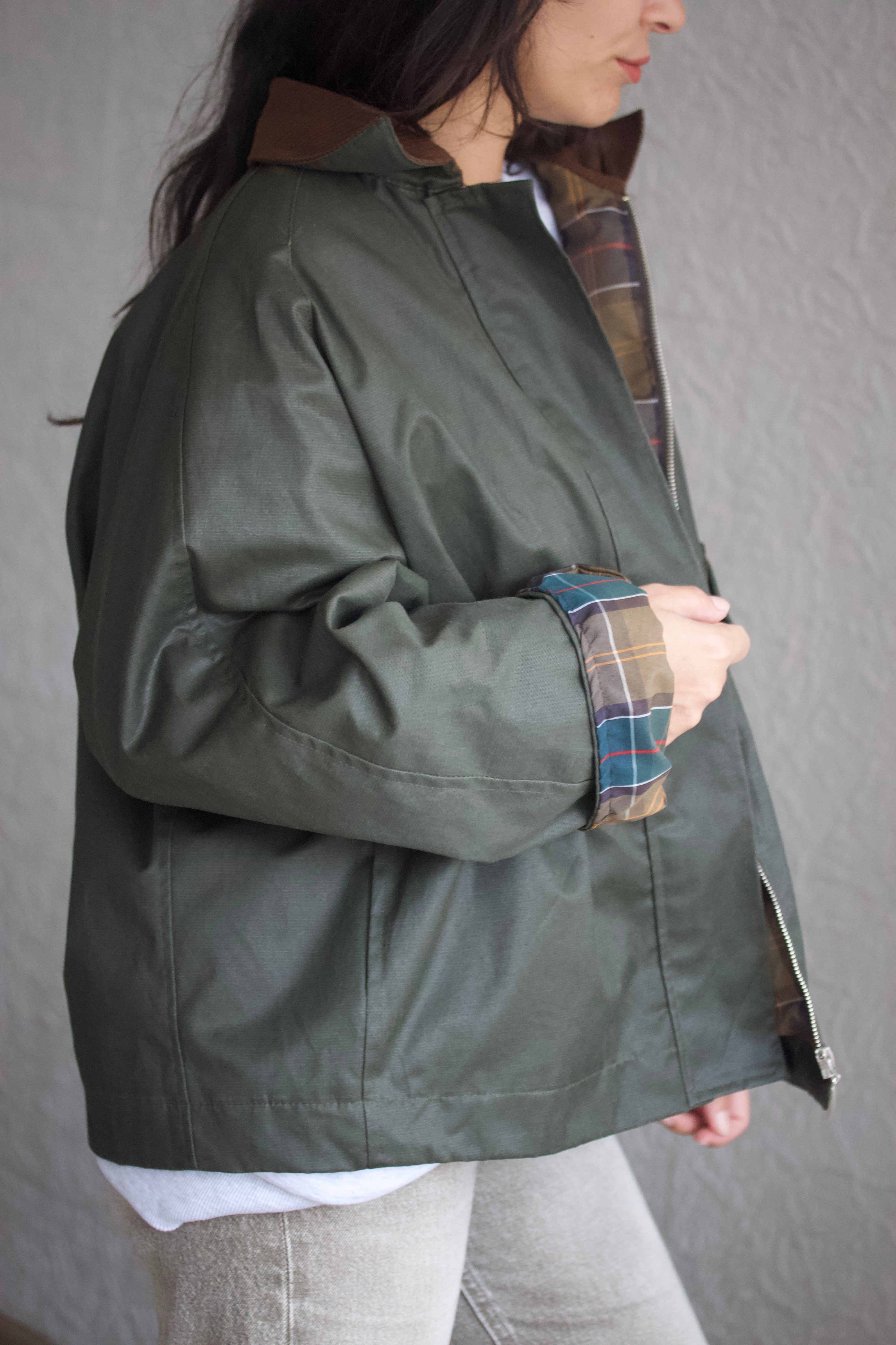 Kahverengi Mumlu Görünümlü Ceket