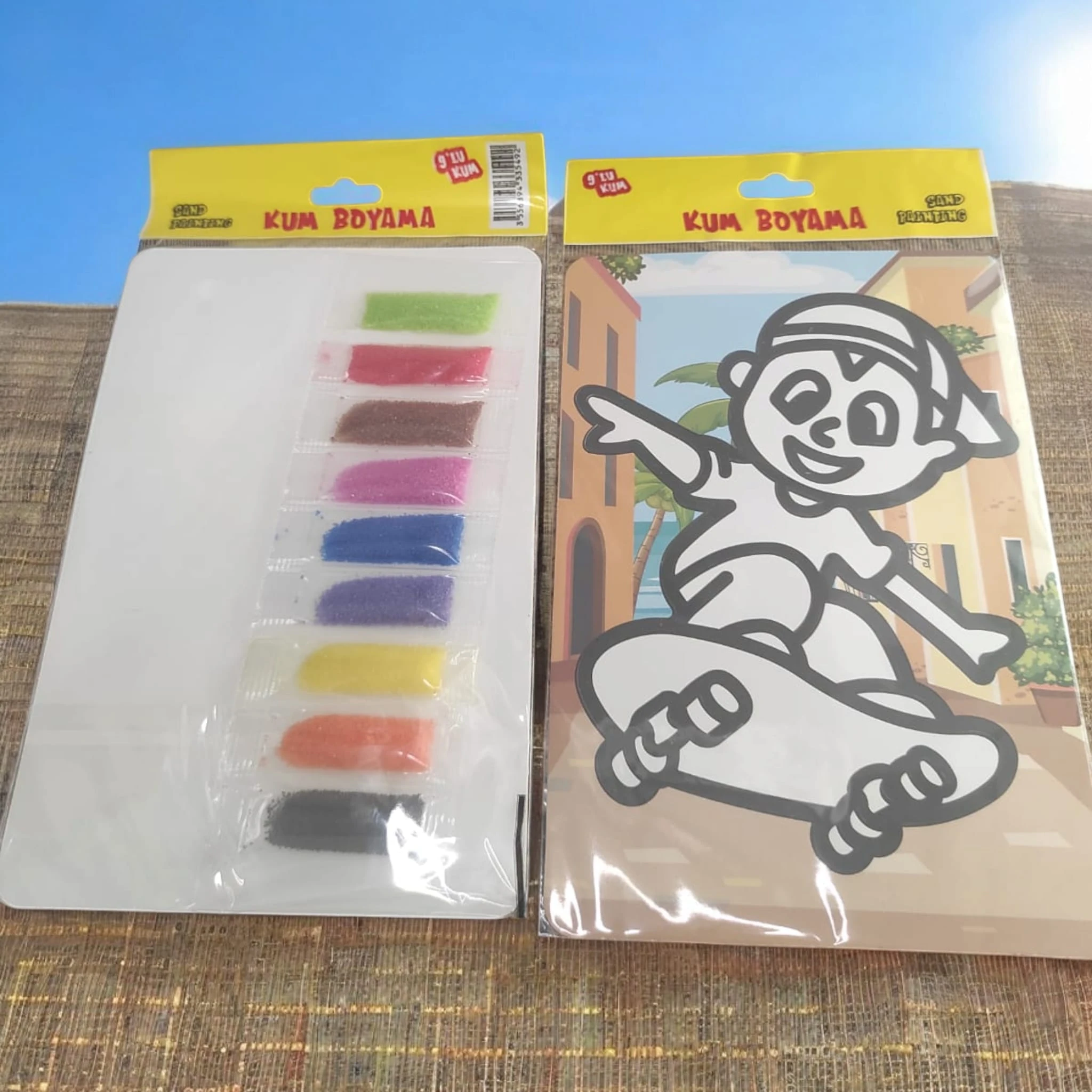 kum boyama hediyelik