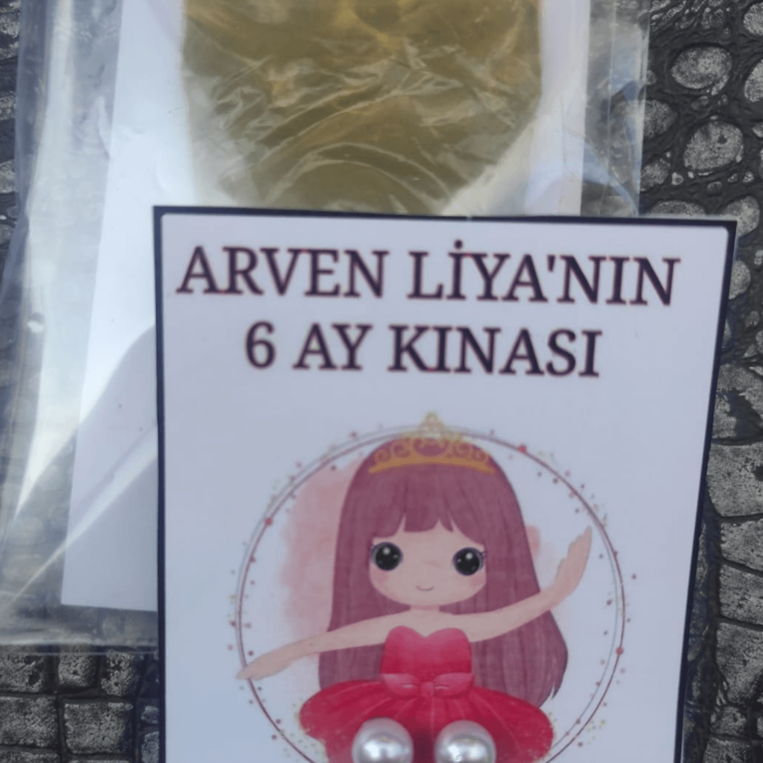 İnci Küpe ve Kına Hediyelik Set (25'li)
