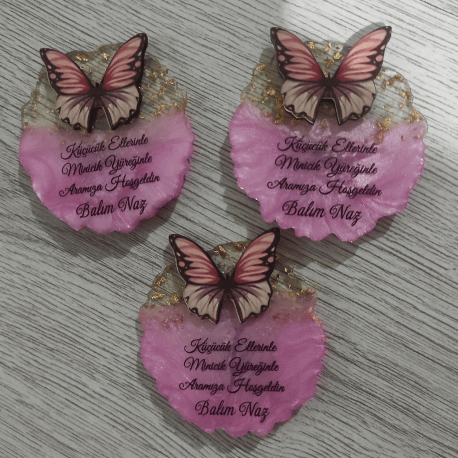 Kelebekli Hediyelik Magnet (25'li)