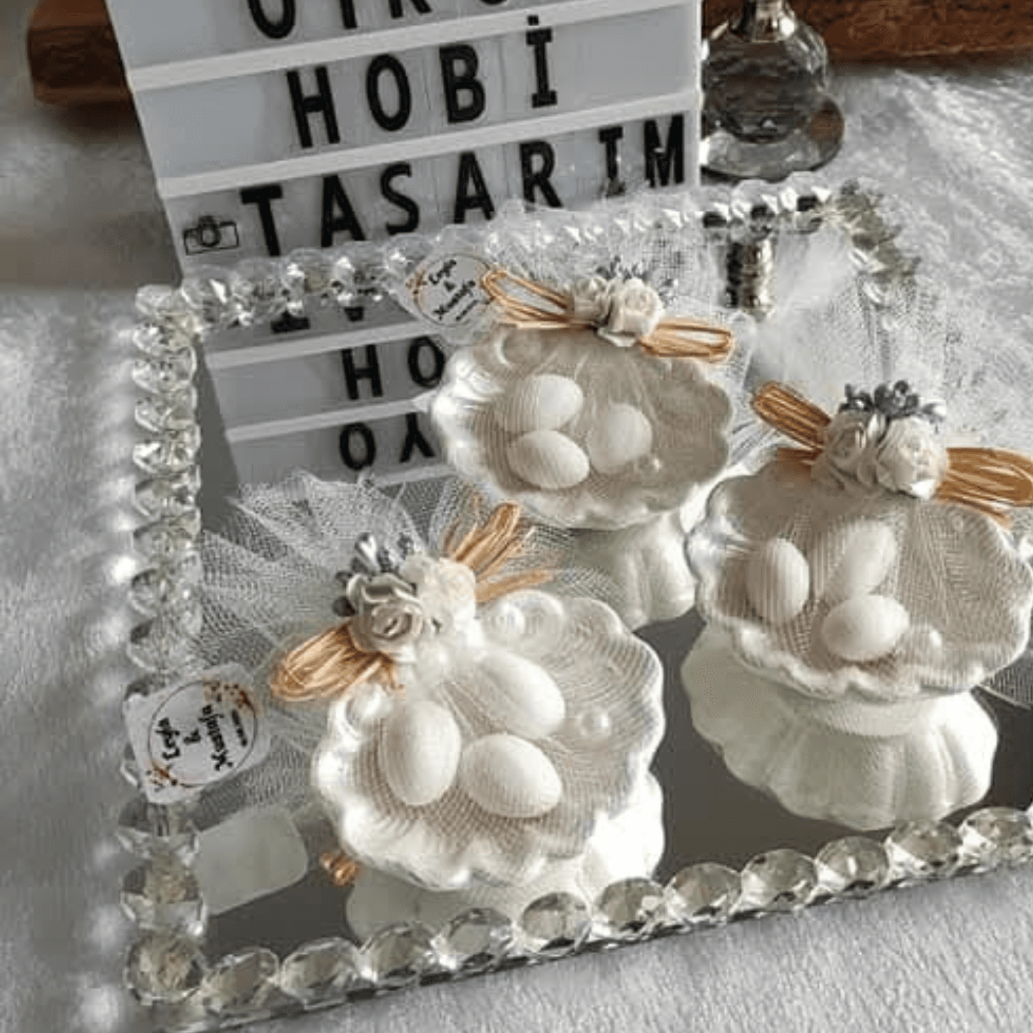 Midye Badem Şekeri Magnet (25 Adet)