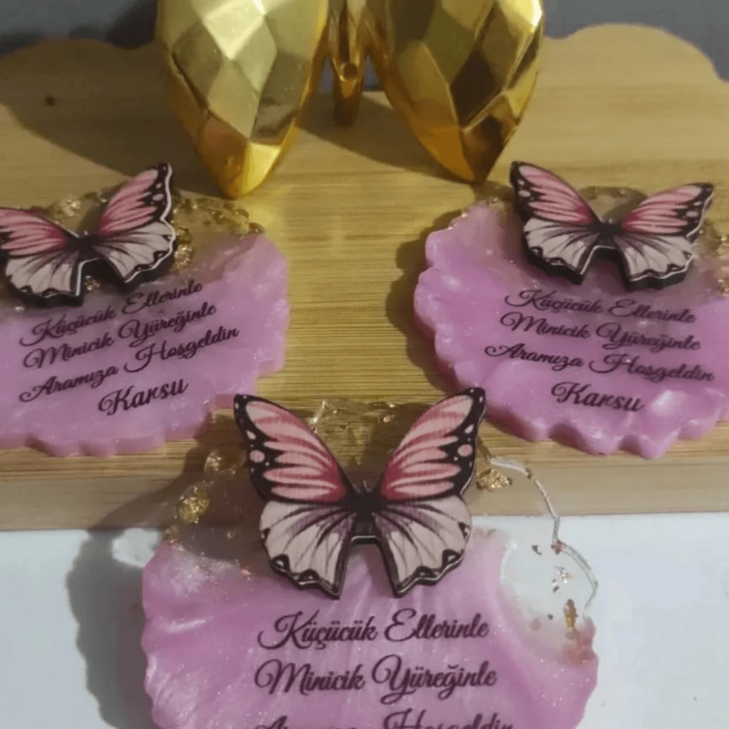 Kelebekli Hediyelik Magnet (25'li)