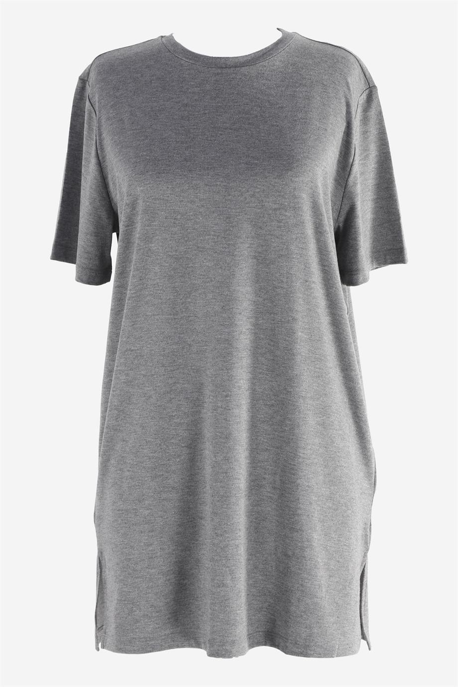 2026_Kısa Kollu Yırtmaçlı T-shirt