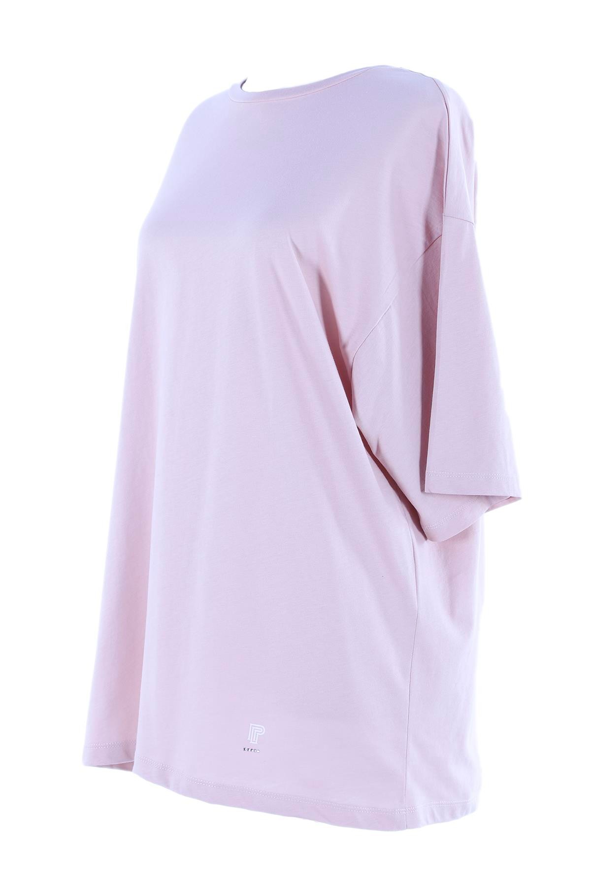 2096_Kısa Kollu Oversize Basic T-shirt