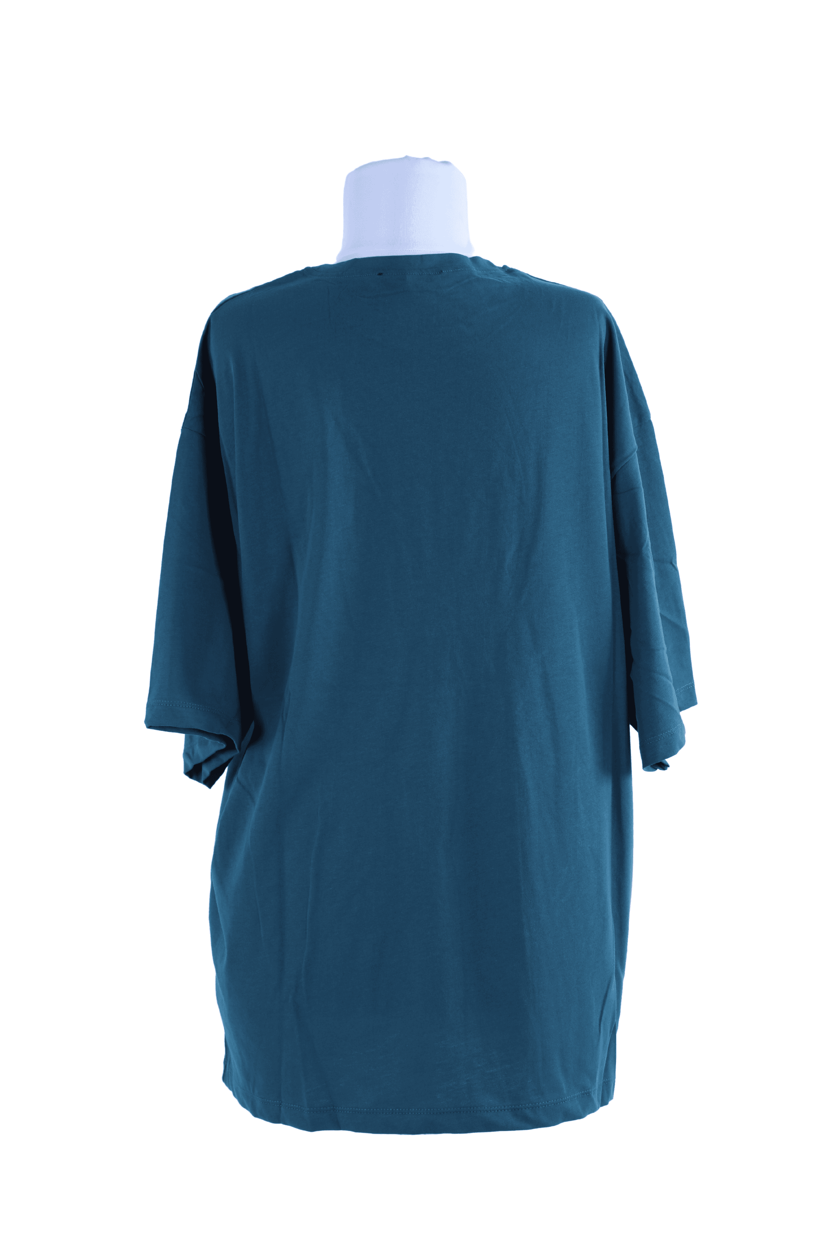 2096_Kısa Kollu Oversize Basic T-shirt