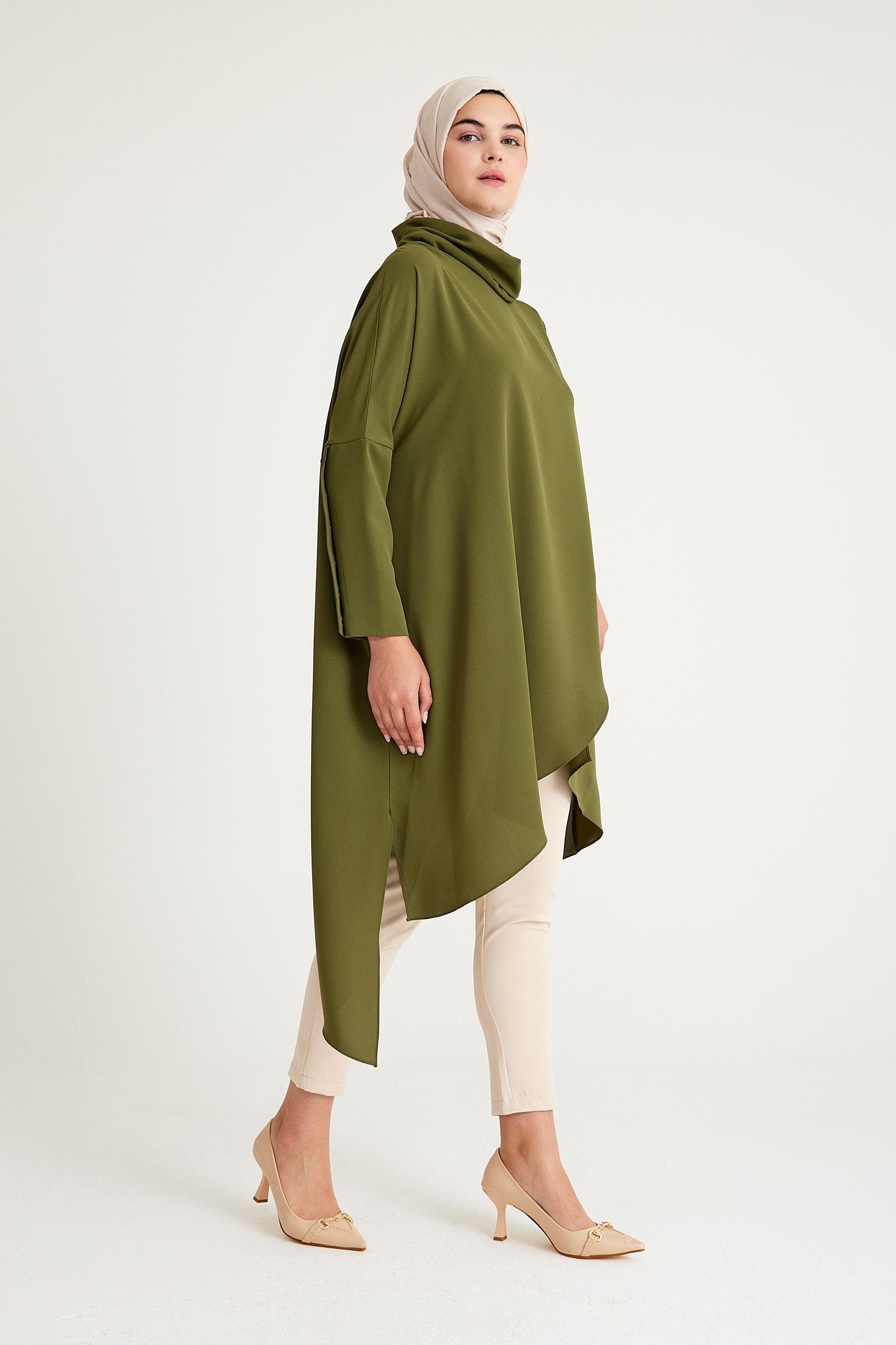 2239_Oversize Dokuma Tunik Standart Beden