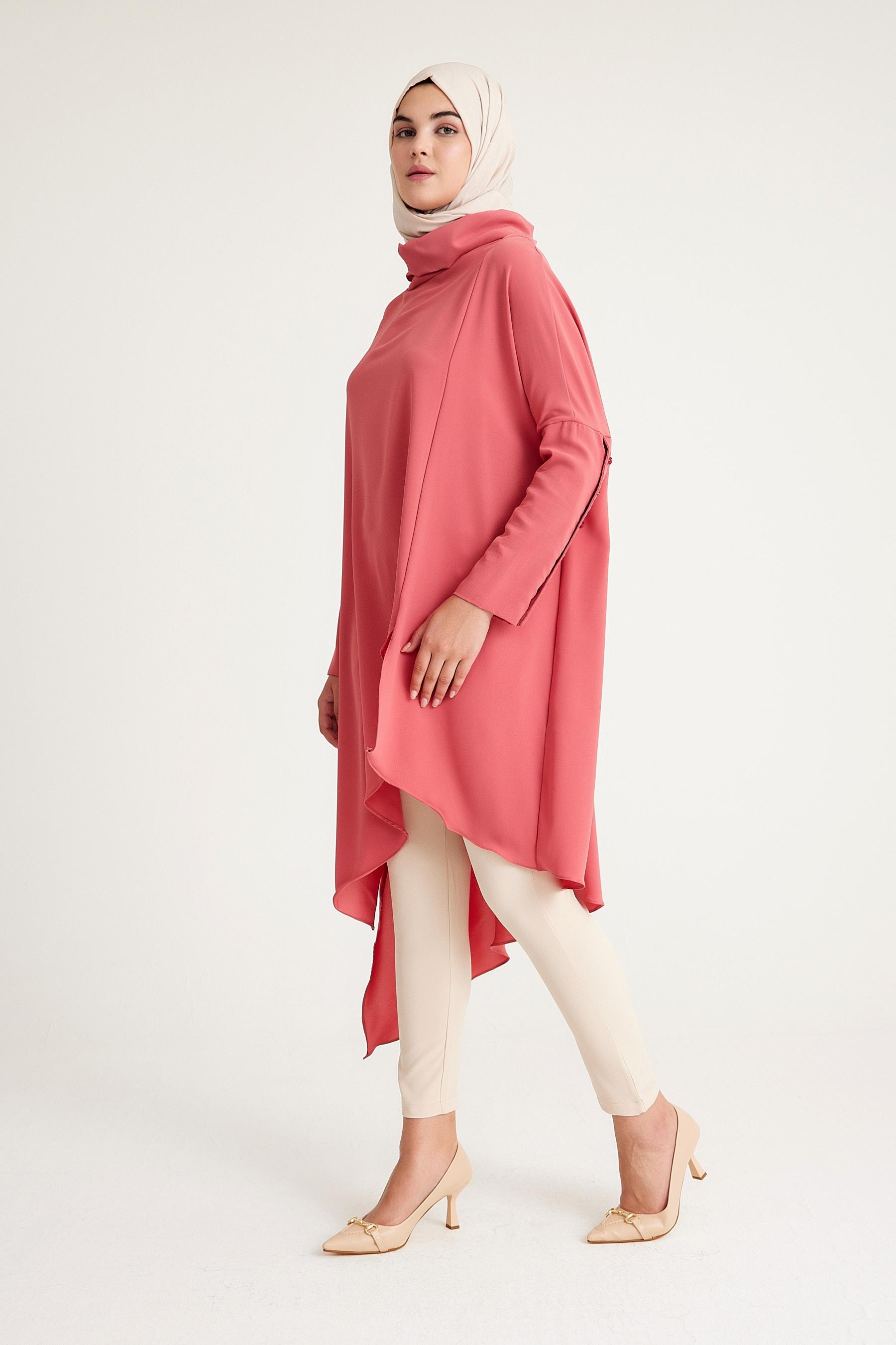 2239_Oversize Dokuma Tunik Standart Beden