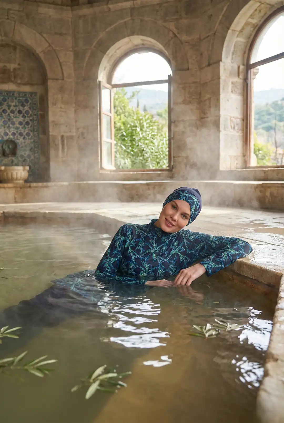 &nbsp; Siz de bu kış şifayı şıklıkla buluşturmak istiyorsanız, yeni sezon tesettür mayo koleksiyonumuza göz atmayı unutmayın! Favori modelinizi seçin, tatilin tadını doyasıya çıkarın. Fotoğraftaki Ürün Kodu: PLSTR2263&nbsp;&nbsp;