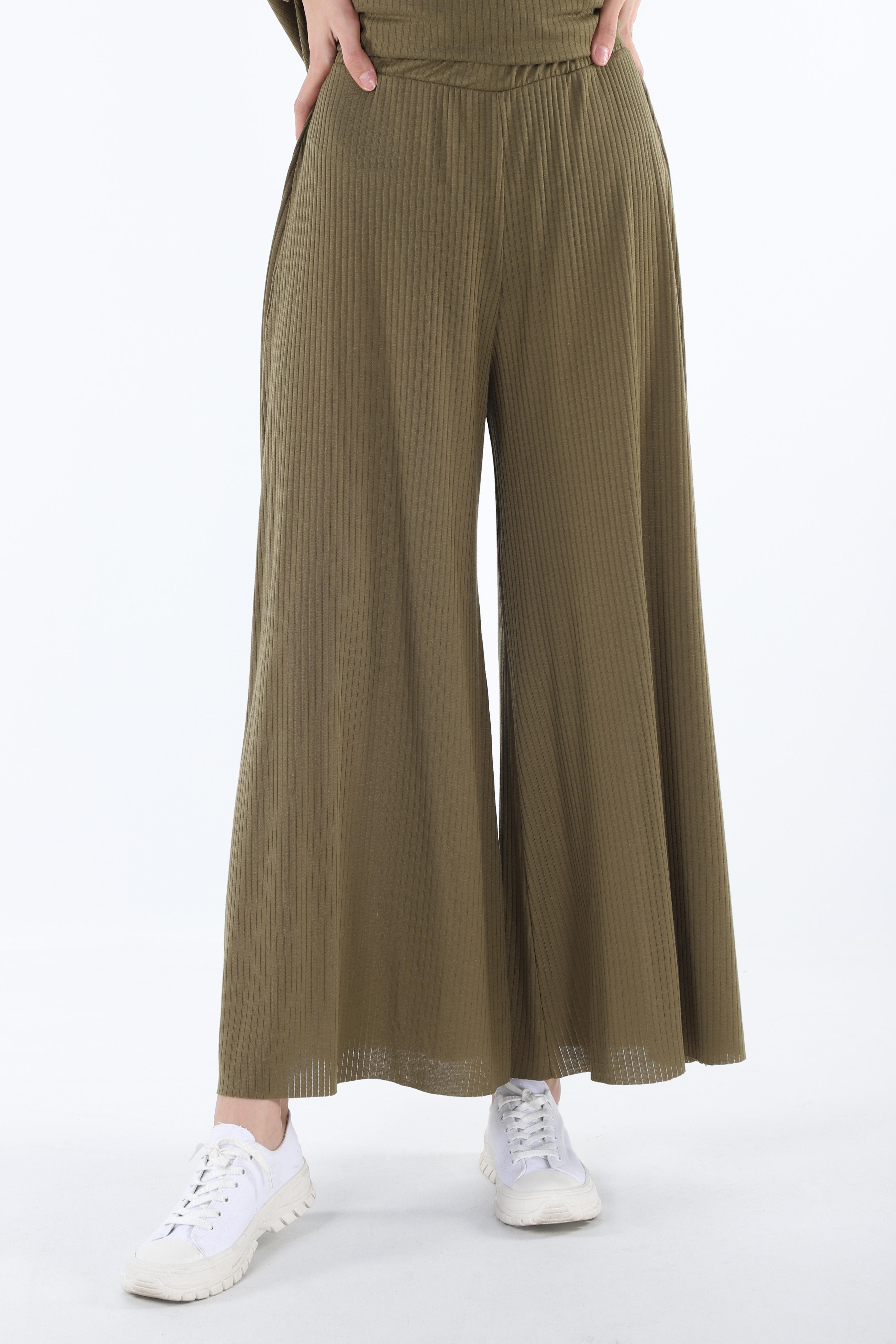 2150_Tesettür Kaşkorse Tunik- Pantolon
