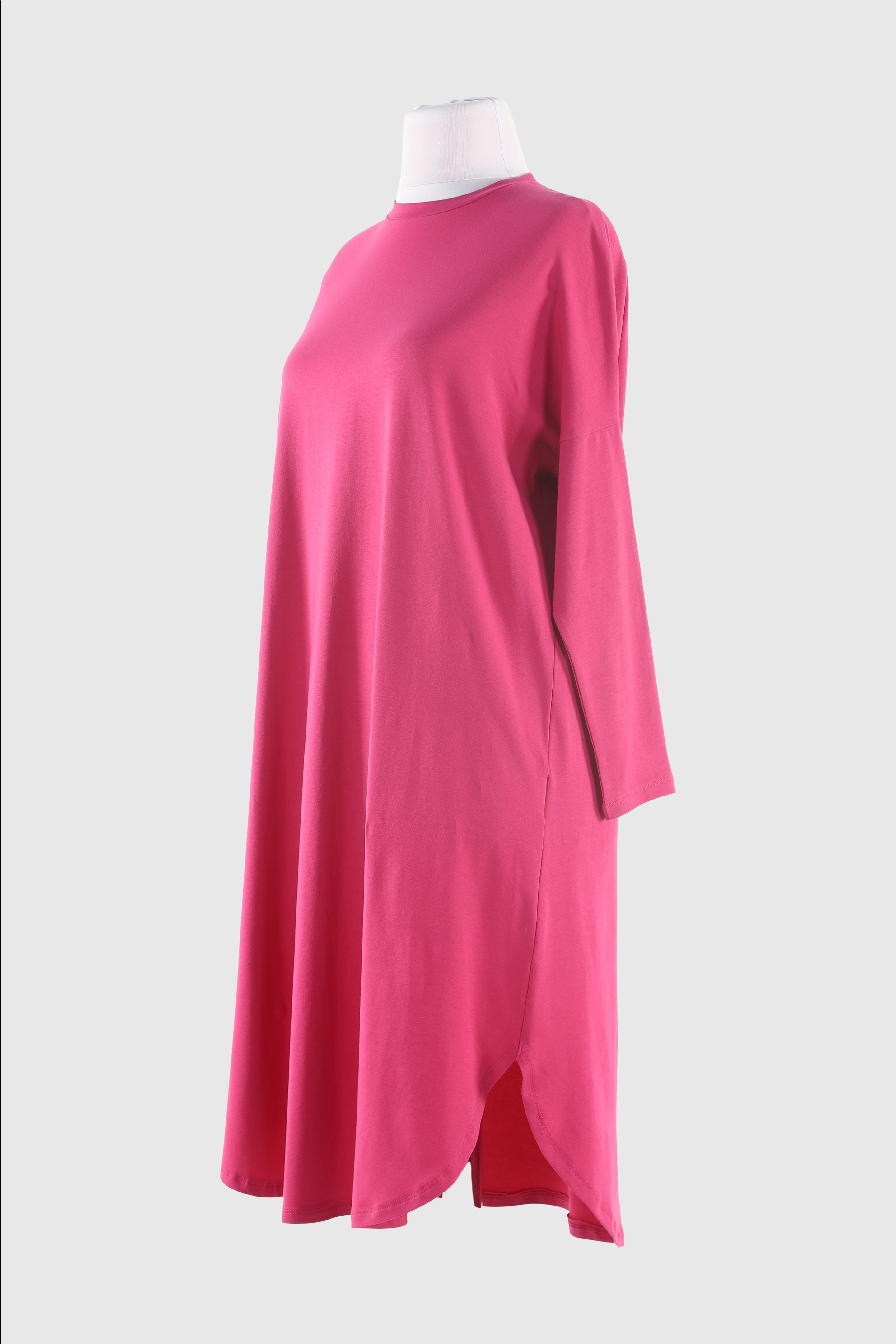 2224_Basic Uzun Kollu Tesettür Tunik